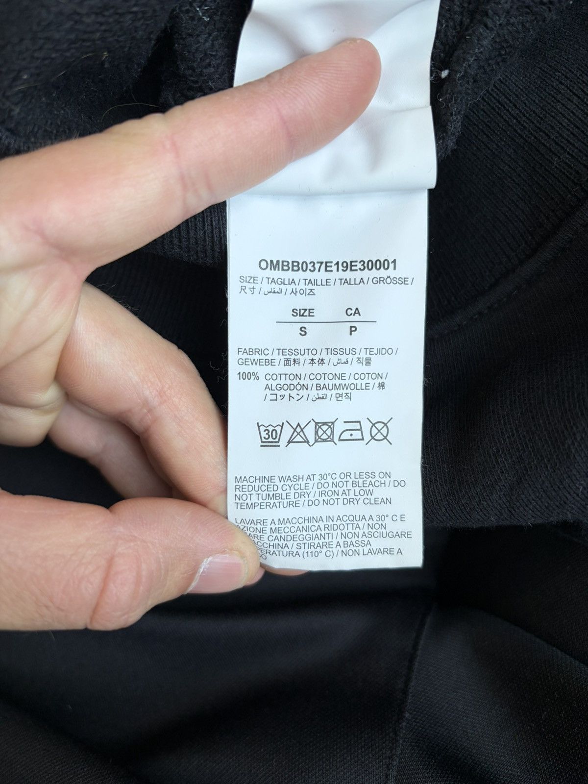 Off-White Off white hoodie backbone arrows hoodie Size US S / EU 44-46 / 1 - 11 Thumbnail