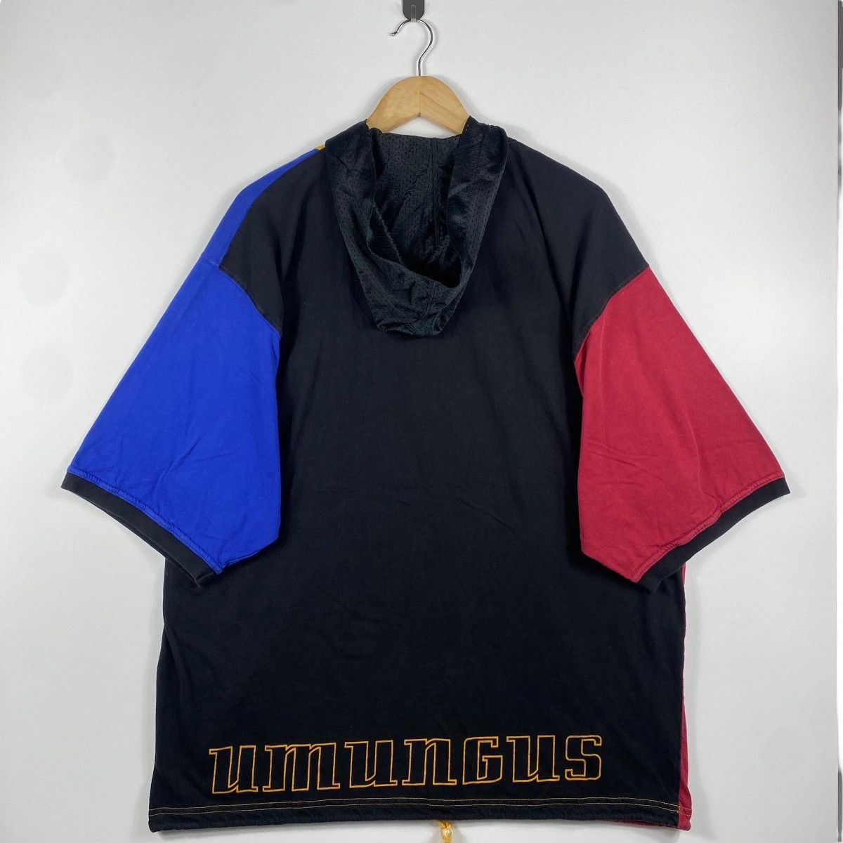 Vintage Vintage 90's UMUNGUS Introspect Multicolour Hooded Pullover Size US XL / EU 56 / 4 - 4 Thumbnail