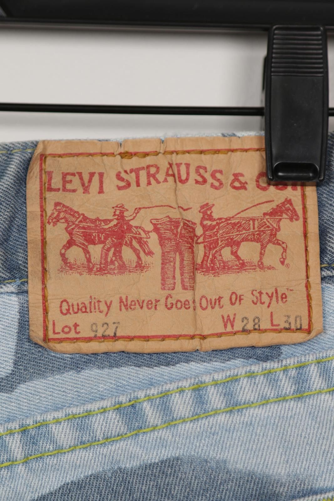 Levi's 95' Levi's Two-Tone Denim Shorts Size 28" / US 6 / IT 42 - 5 Thumbnail