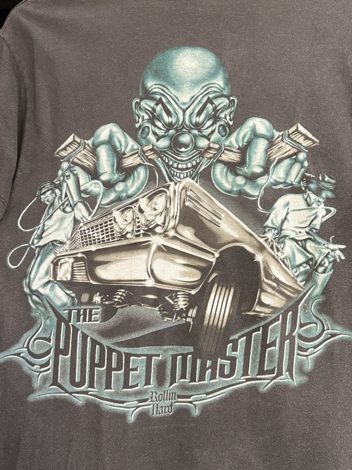 Fuck Art, Make Tees Thrashed Vintage 90s Rollin Hard The Puppet Masters Art Tee Size US M / EU 48-50 / 2 - 2 Thumbnail