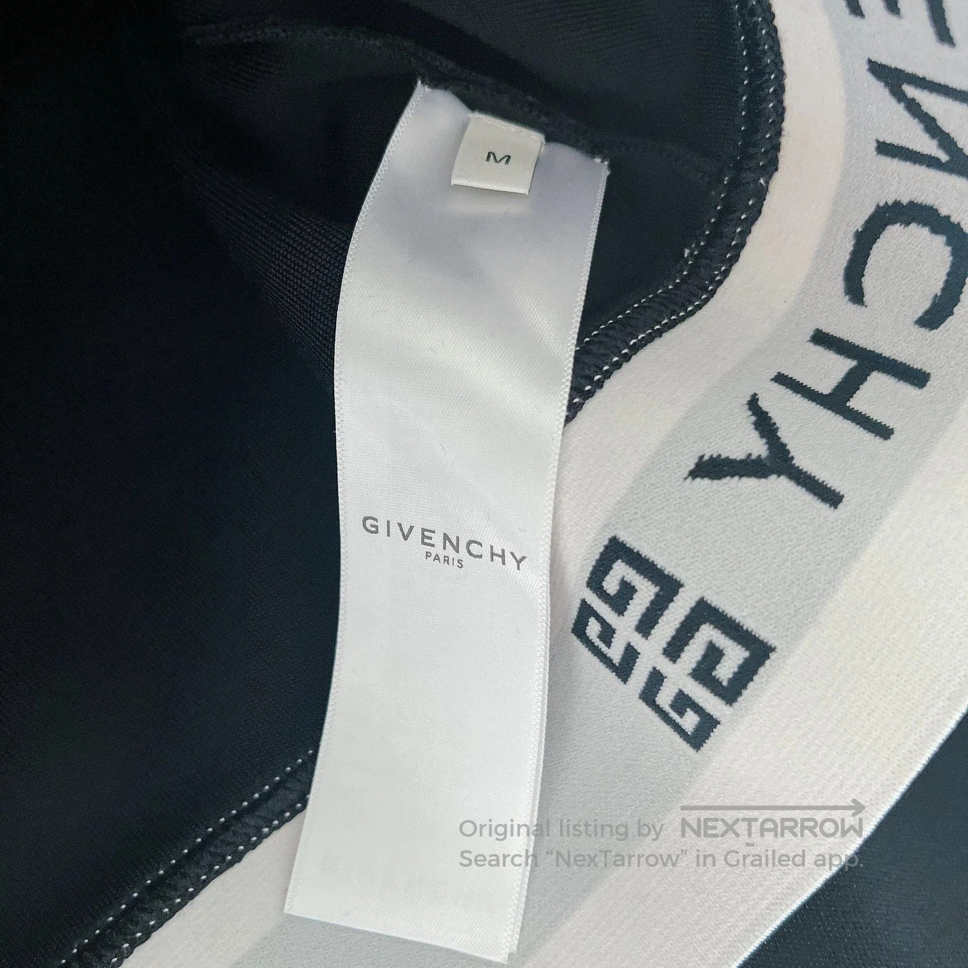 Givenchy Givenchy Black Letter Short Top M. Size US M / EU 48-50 / 2 - 5 Thumbnail