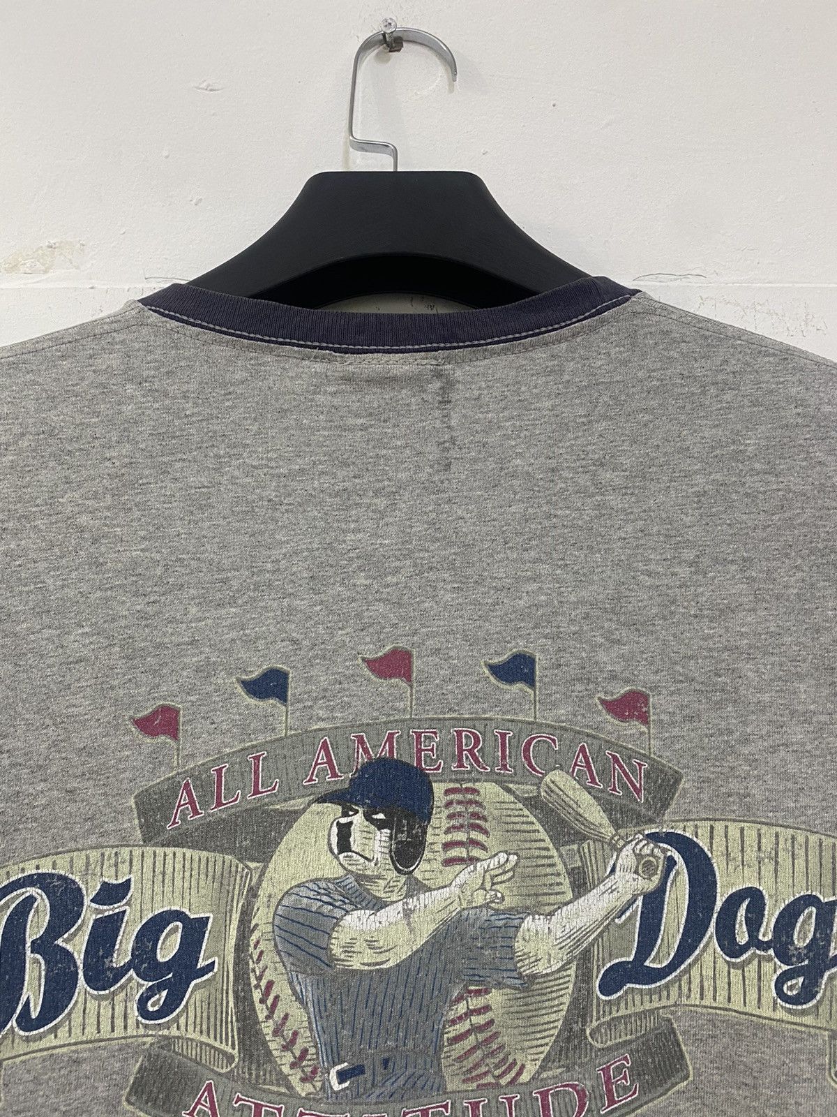Big Dogs × Rap Tees 💥 BIG DOGS PARODY NEY YORK YANKEES BASEBALL Size US L / EU 52-54 / 3 - 5 Thumbnail