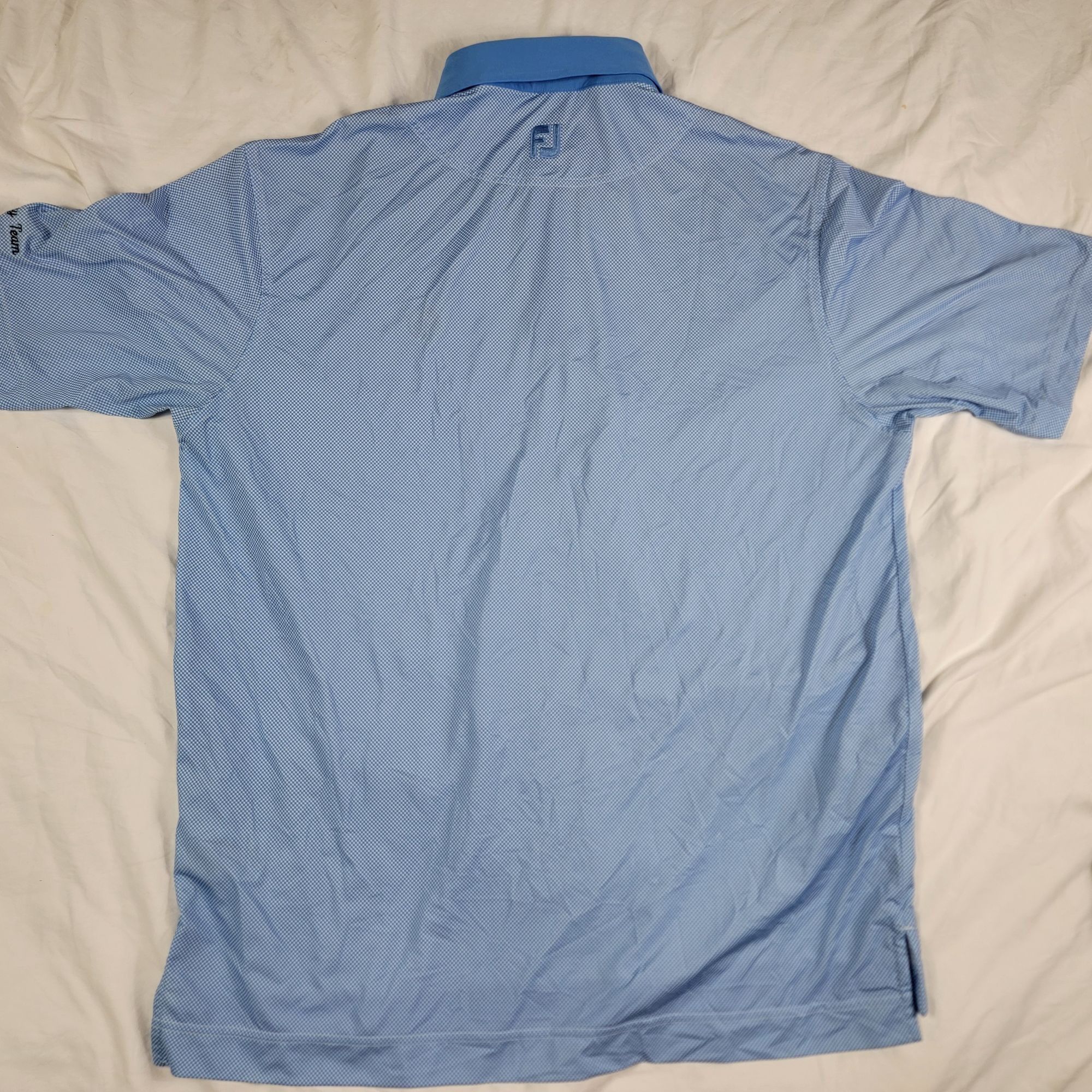Footjoy FootJoy Mens XL Blue Polo Shirt Collared Short Sleeve Golf C Size US XL / EU 56 / 4 - 2 Thumbnail