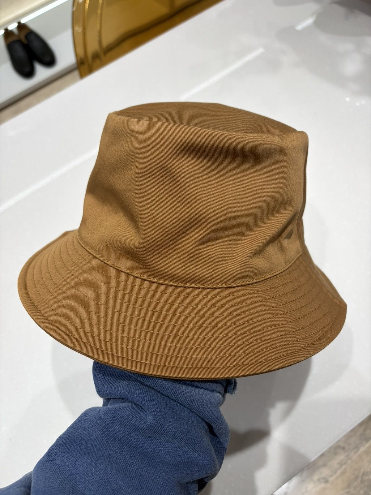 Celine M - women’s camel fisherman hat - new with tag Size ONE SIZE - 2 Thumbnail
