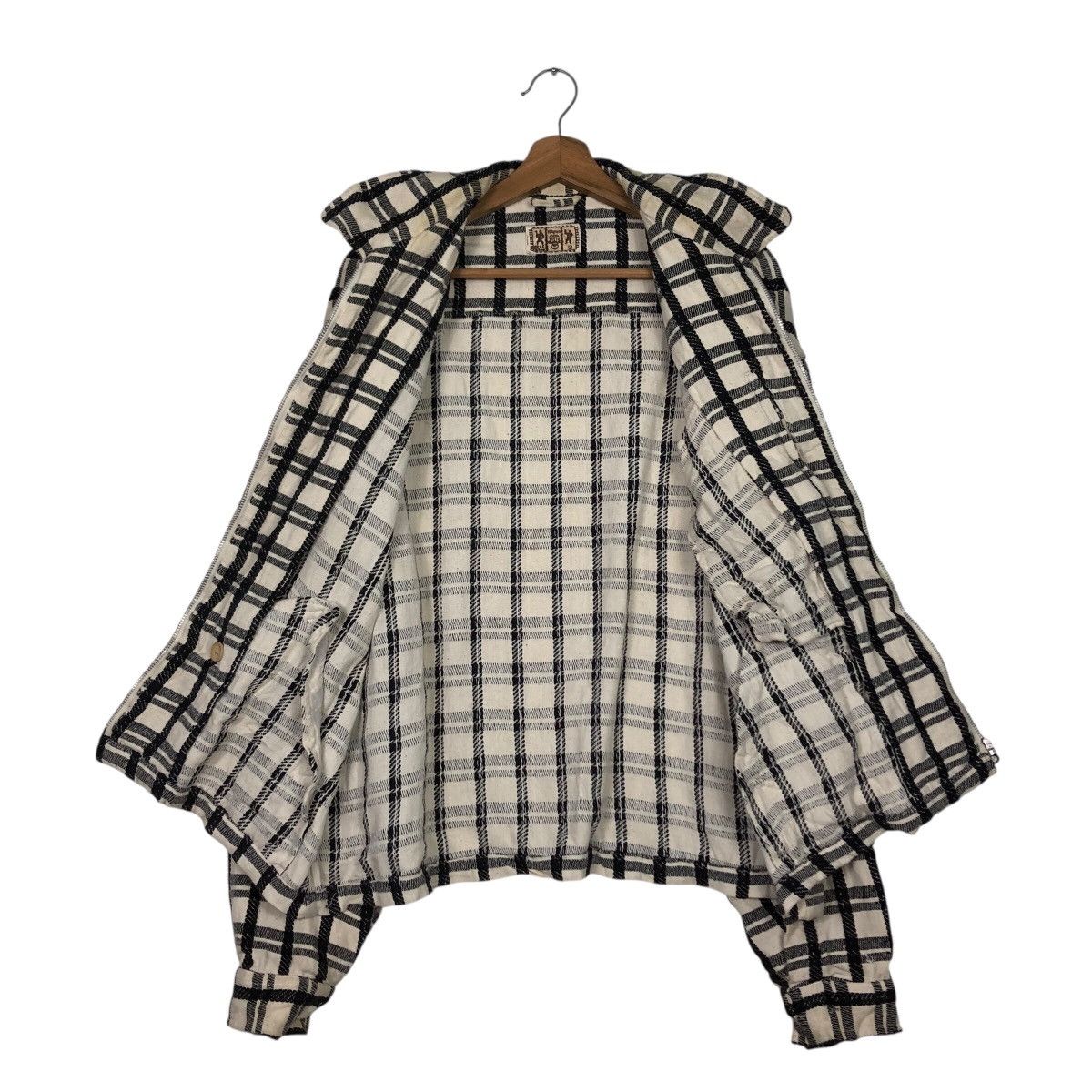 Japanese Brand 📌Vintage Bomber Jacket Tartan Design Milagosta Issey Miyake Size US L / EU 52-54 / 3 - 14 Thumbnail