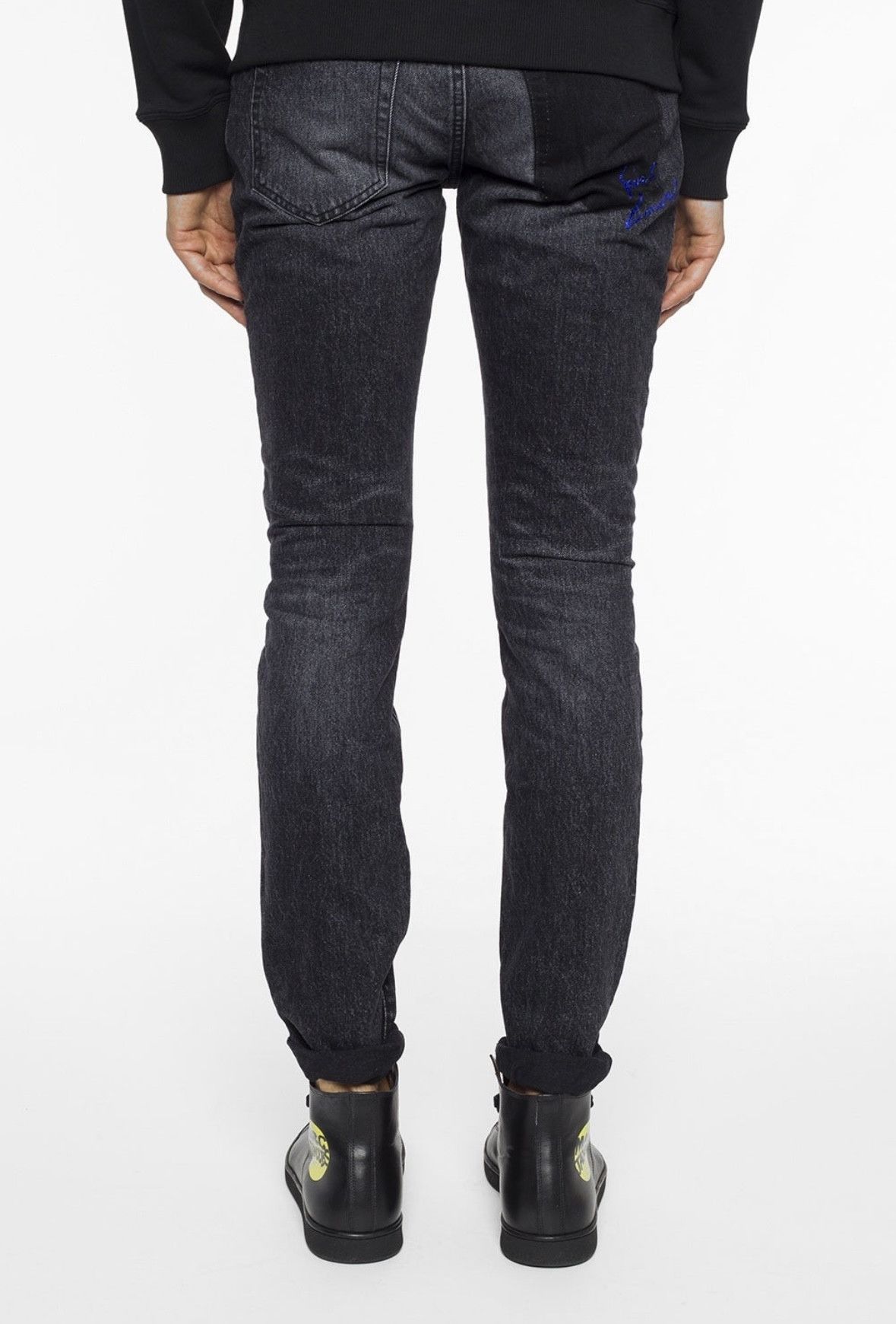 Saint Laurent Paris Embroidered Jeans Size US 31 - 1 Thumbnail