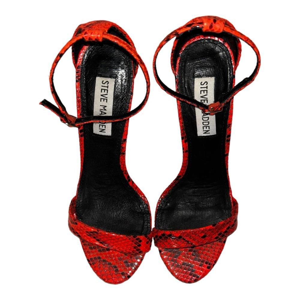 Steve Madden Steve Madden l Stecy Orange Snakeskin Heels 6.5 Size US 6.5 / IT 36.5 - 2 Thumbnail