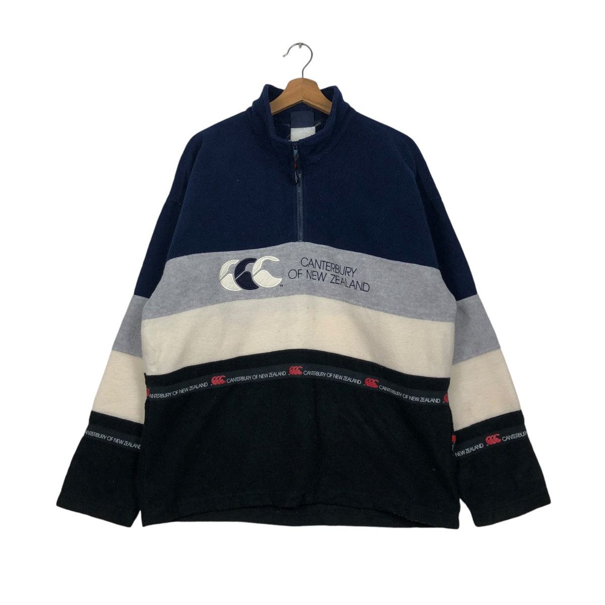 Canterbury of New Zealand 🔥VINTAGE SWEATSHIRT HALF ZIPPER CANTERBURY OF NEW ZEALAND Size US M / EU 48-50 / 2 - 3 Thumbnail