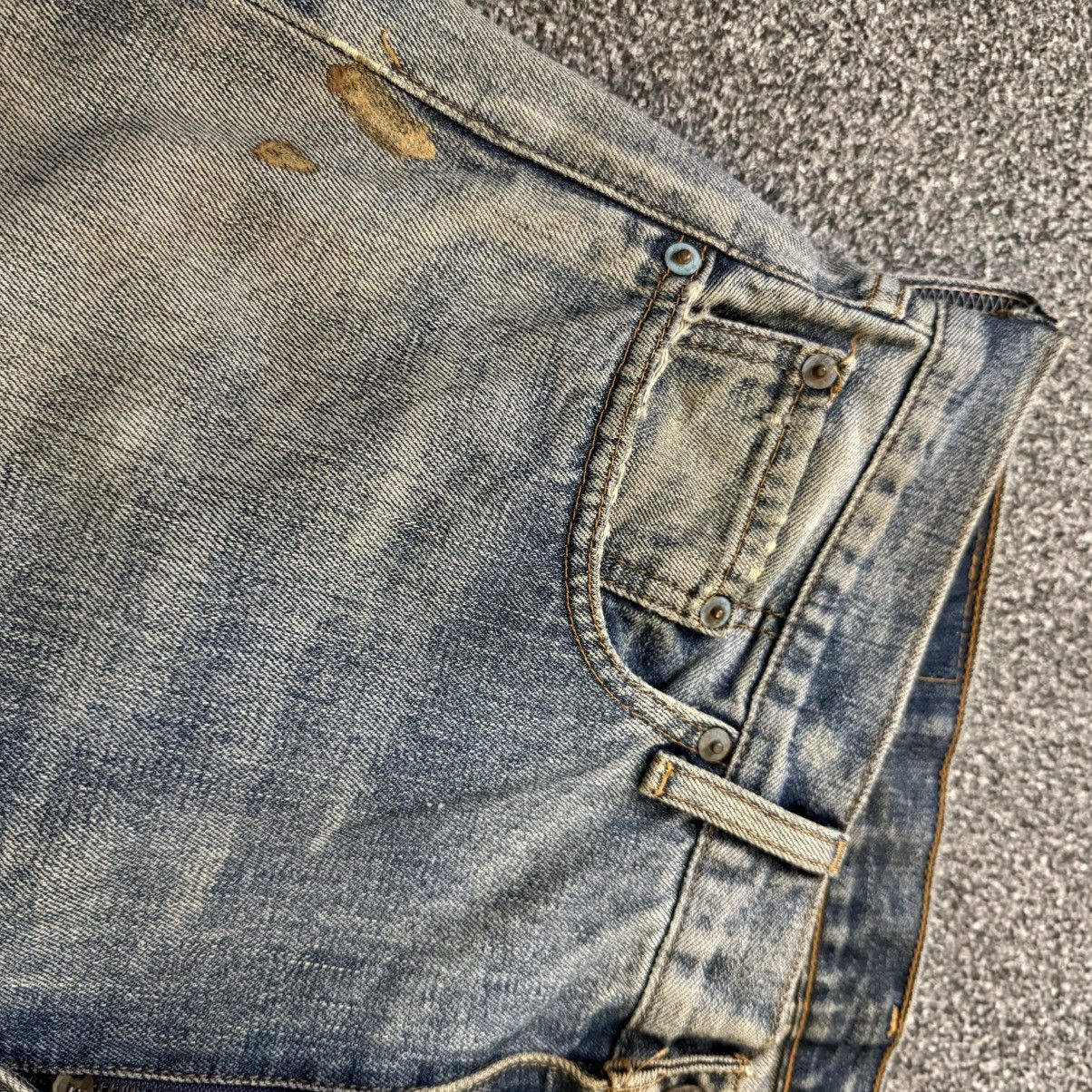 If Six Was Nine 🔥🇯🇵 Vintage Japanese Levis 505 Distressed Denim Size US 36 / EU 52 - 12 Thumbnail