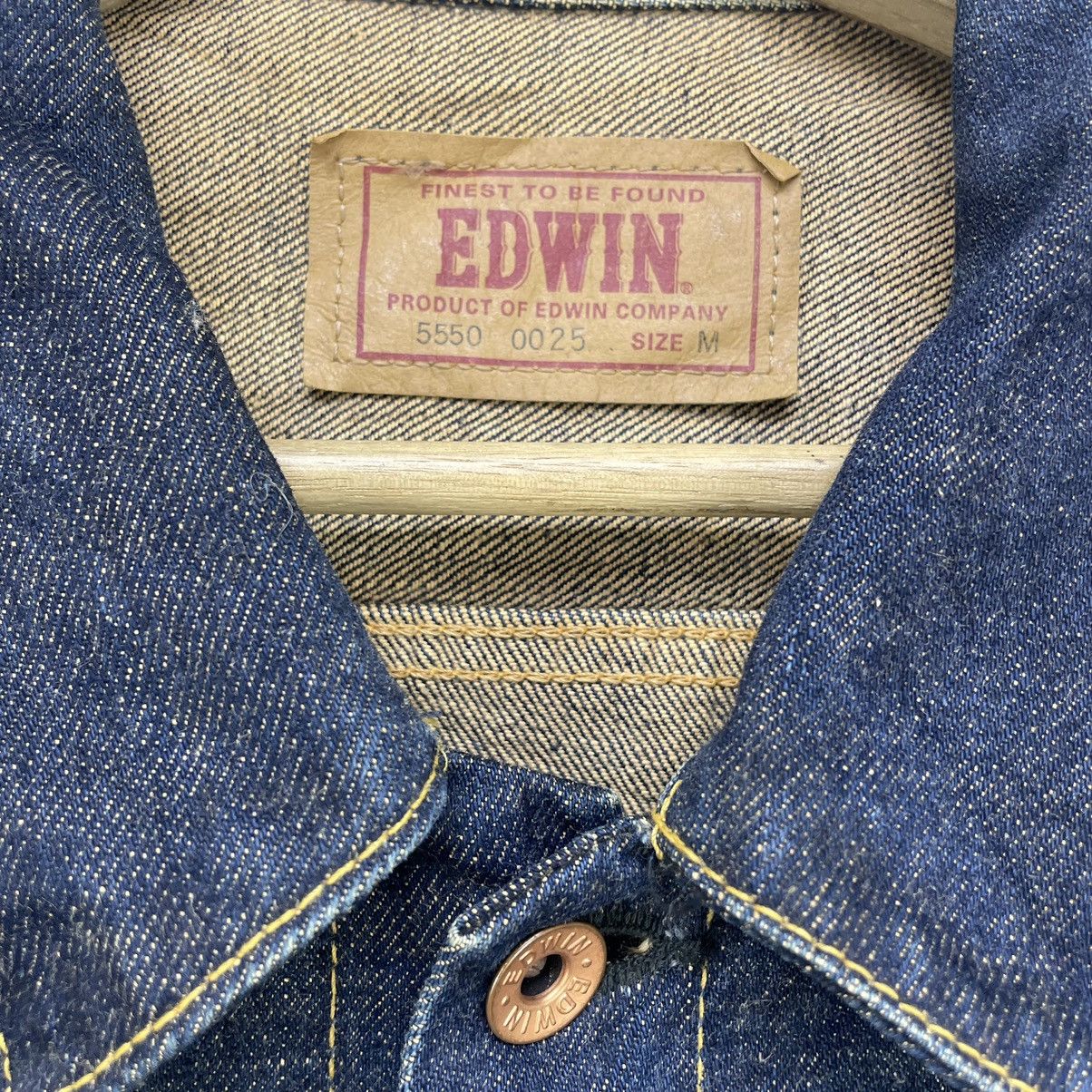 Edwin 🔥Vintage Edwin Lot 5550 Selvedge Trucker Jacket Size US M / EU 48-50 / 2 - 6 Thumbnail