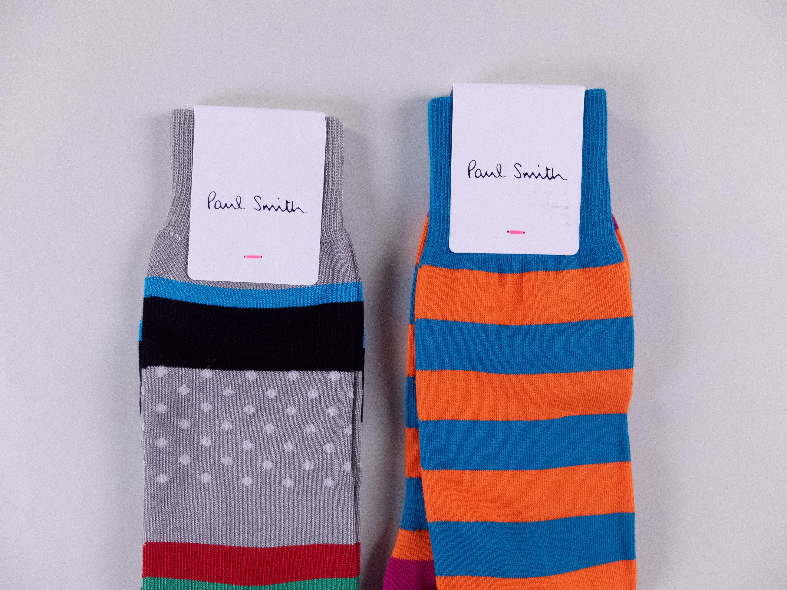 Paul Smith 6 pairs of Paul Smith colorful mid calf cotton blend socks q Size ONE SIZE - 4 Thumbnail