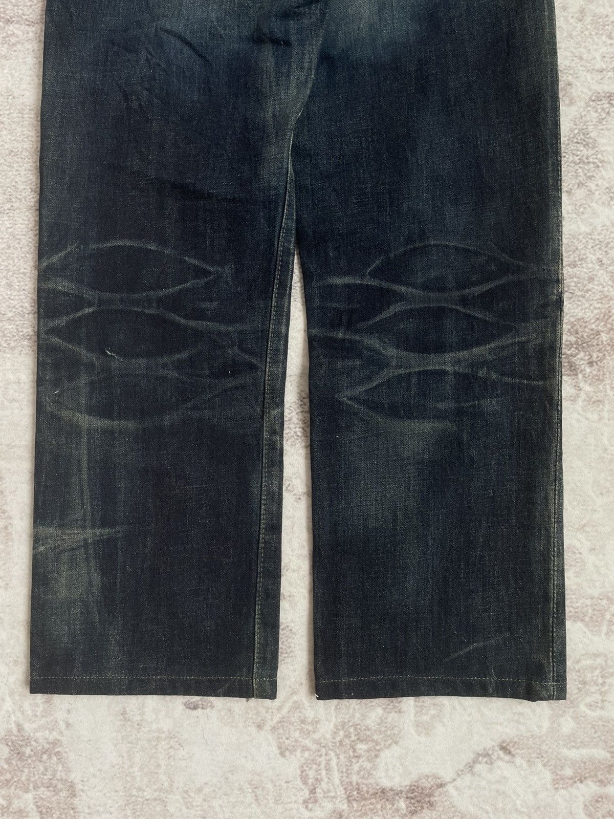 Wtaps FW13 WTAPS LIFIST Thrashed Denim Pants Size US 31 - 14 Thumbnail