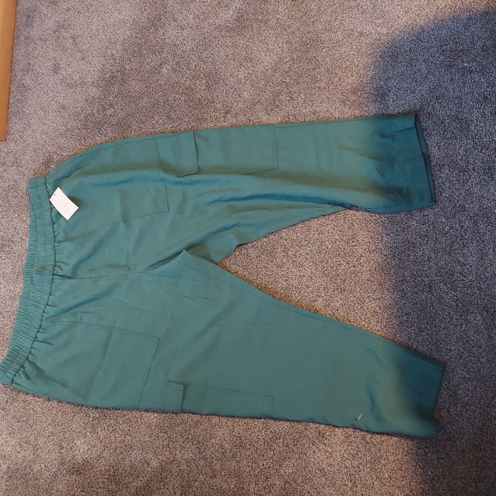 Target Basics A New Day 3x green cargo dress pant stretchy comfortable NWT Size 42" / US 20 - 2 Thumbnail