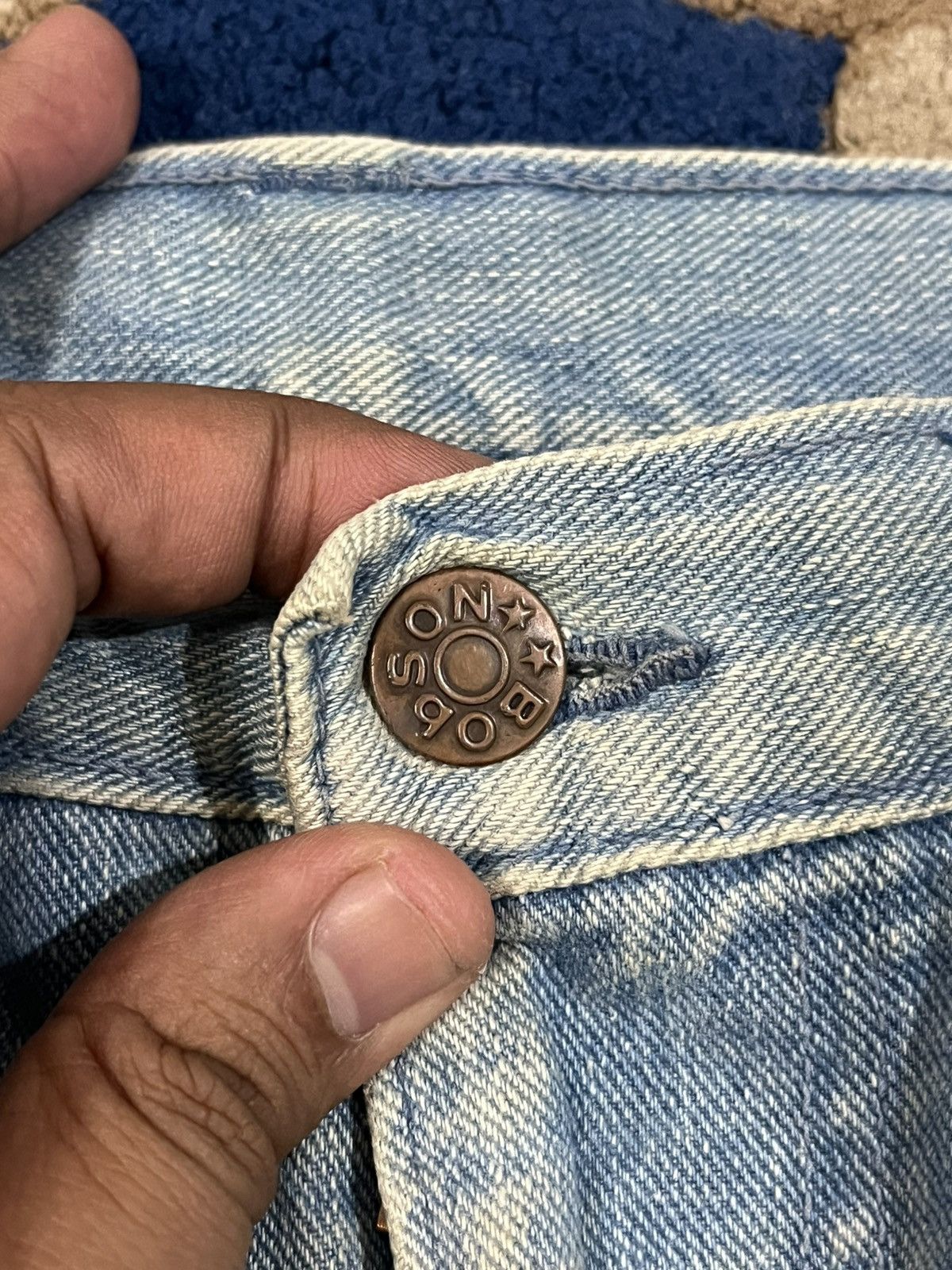 If Six Was Nine Vintage Bobson Flare Bell Bottom RetroFit Denim Size US 30 / EU 46 - 12 Thumbnail