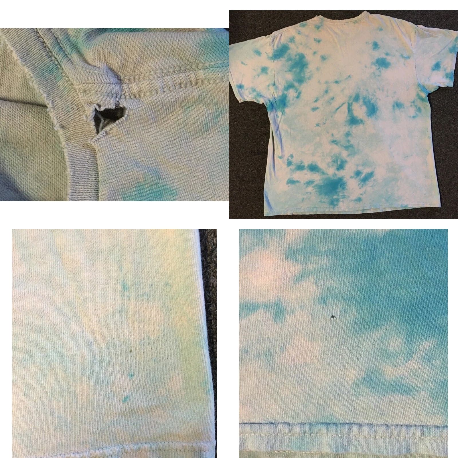 Liquid Blue Grateful Dead Liquid Blue Alice In Wonderland Faded Distressed Mushroom Shirt 2XL Short Sleeve Graphic Tee Men blue 60s 70s Hippie Psychedelic Vintage Size US XXL / EU 58 / 5 - 8 Thumbnail