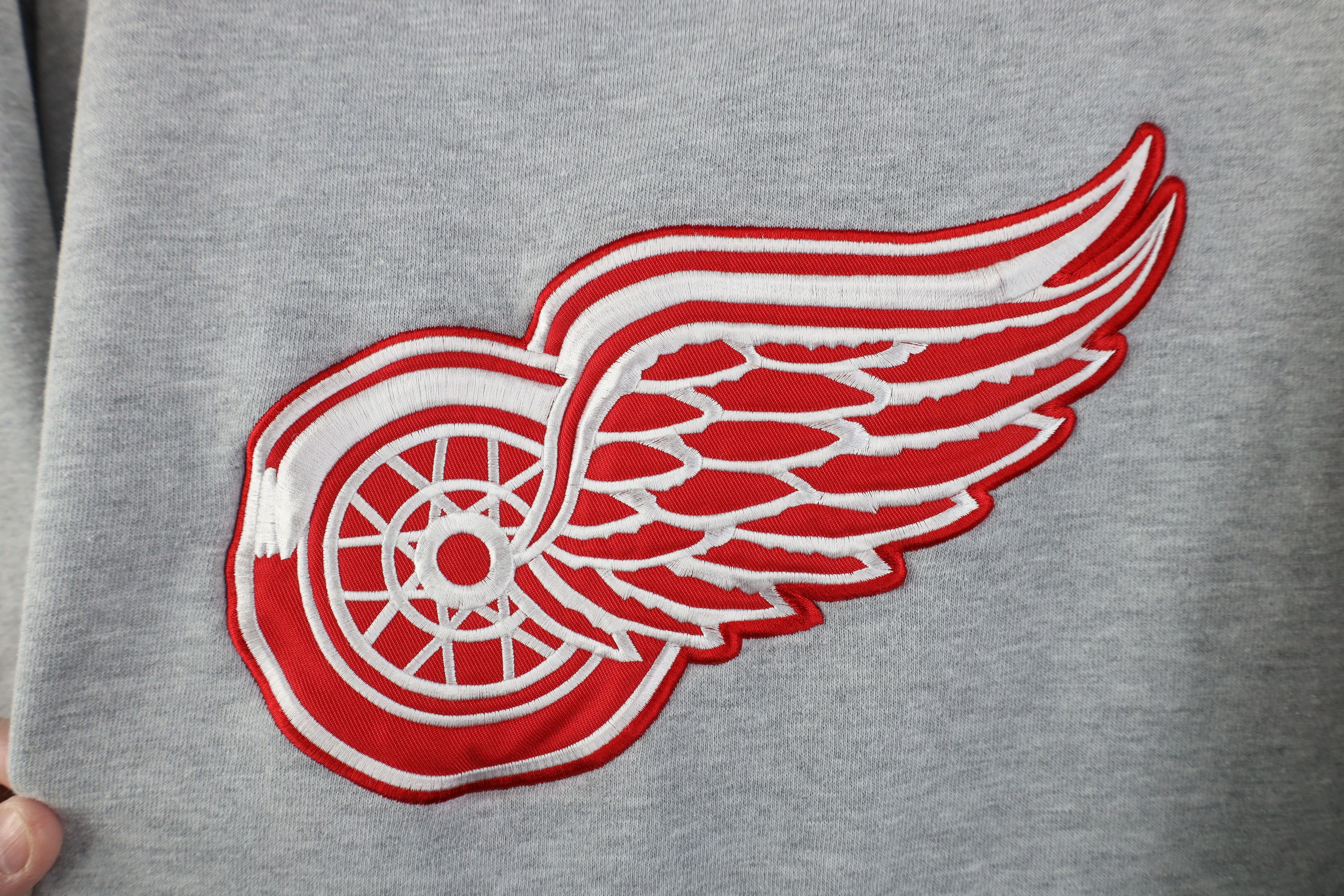 Reebok Vintage Reebok Detroit Red Wings Hockey Hoodie Sweatshirt Size US L / EU 52-54 / 3 - 5 Thumbnail