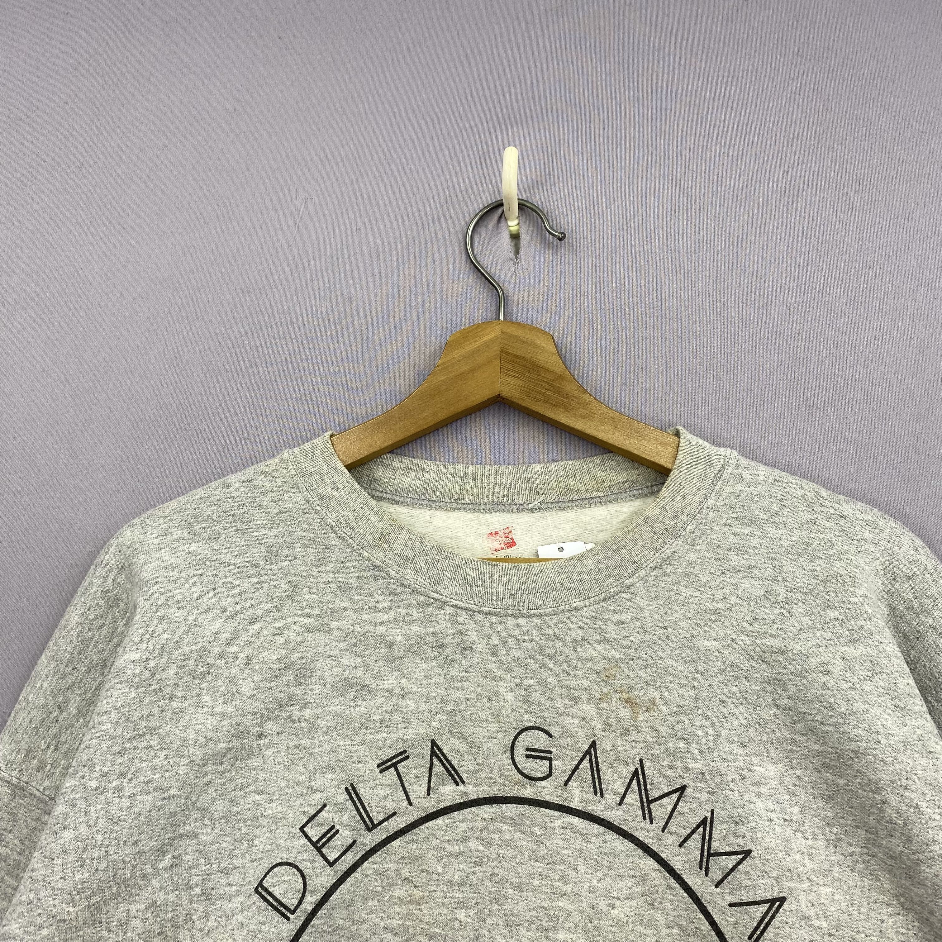 Vintage Delta Gamma Sweater 90s Surfwear Style Sweatshirt