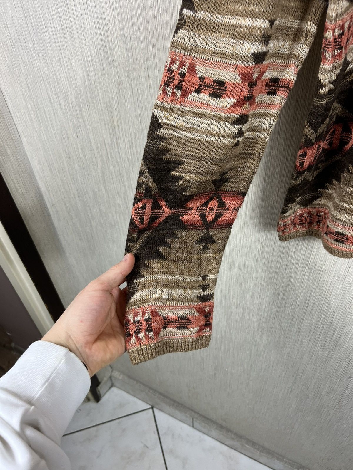 Denim & Supply Ralph Lauren × Ralph Lauren Vintage Ralph Lauren Aztec Navajo native patterned sweater Size US M / EU 48-50 / 2 - 10 Thumbnail