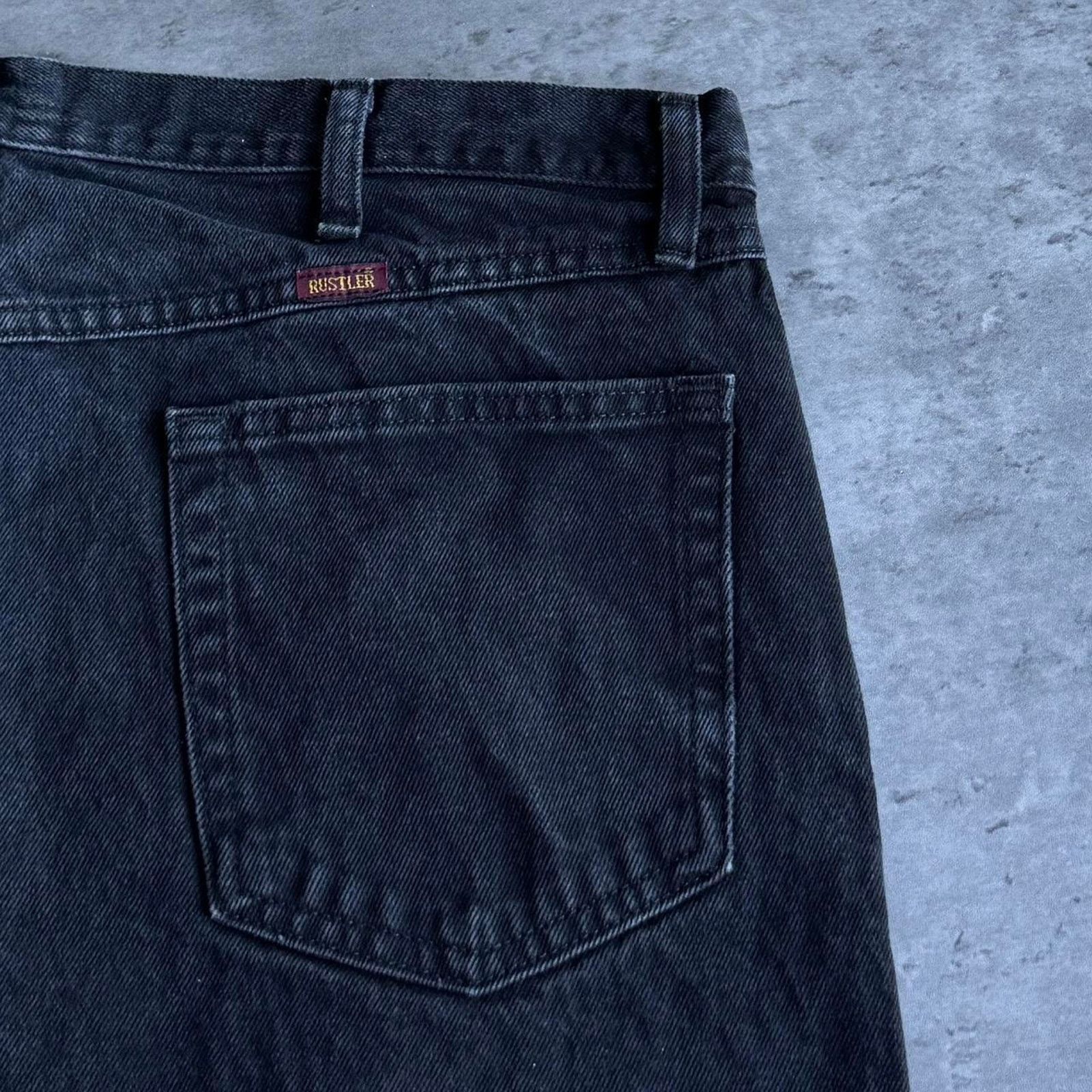 Japanese Brand × Vintage Vintage Y2K Faded Black Grunge Opium Essential Denim Jeans Size US 37 - 3 Thumbnail