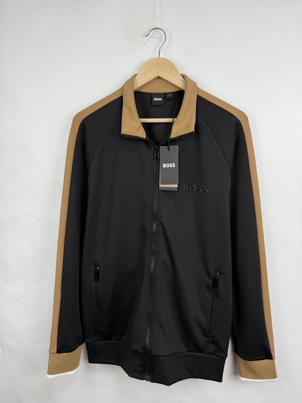 Hugo Boss 🇩🇪 NEW❗️BOSS Hugo Boss Athleisure Track Zip Jacket NWT Classic Size US L / EU 52-54 / 3 - 8 Thumbnail