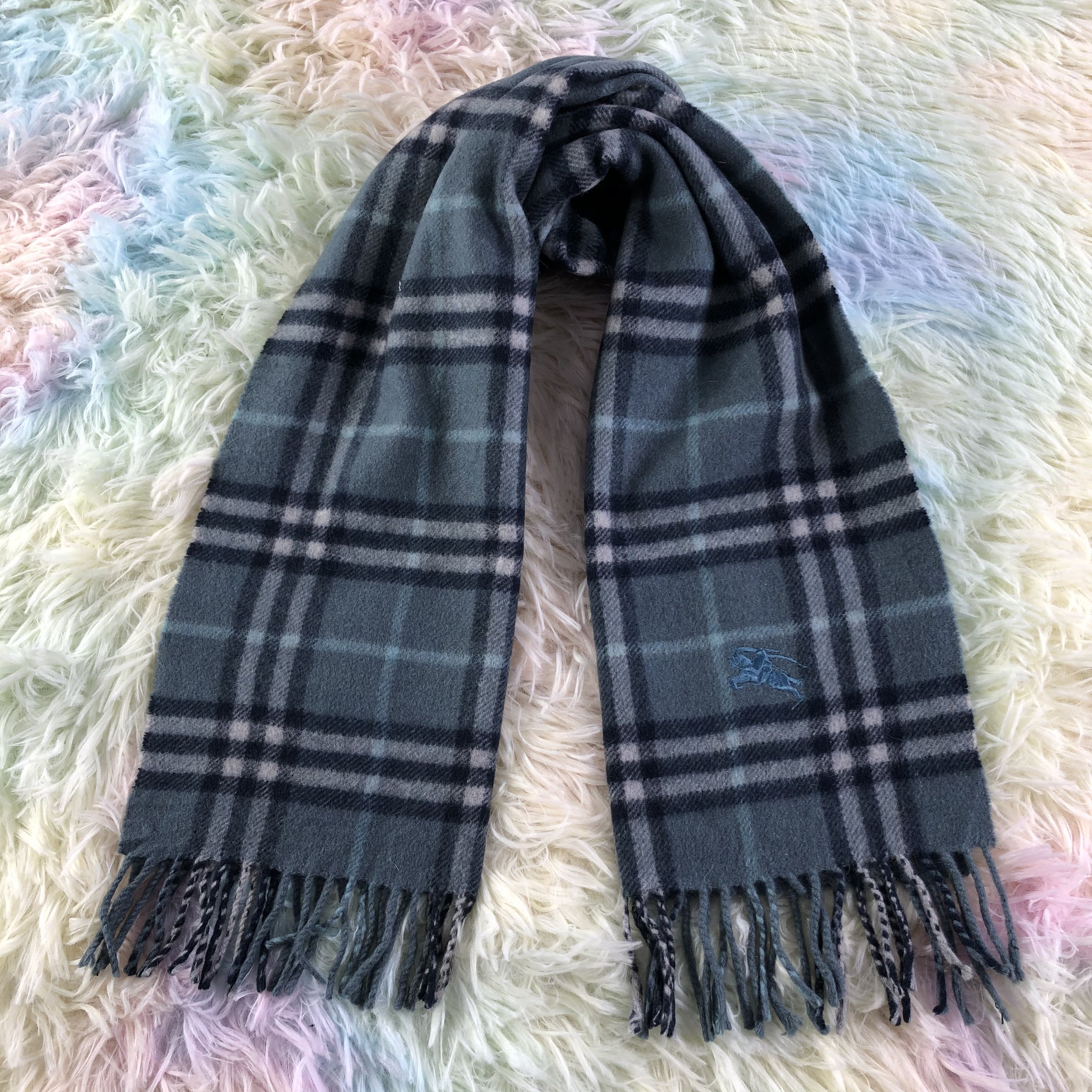 Burberry × Vintage Burberry Scarf / Muffler / Neckwear - KM419 Size ONE SIZE - 1 Thumbnail