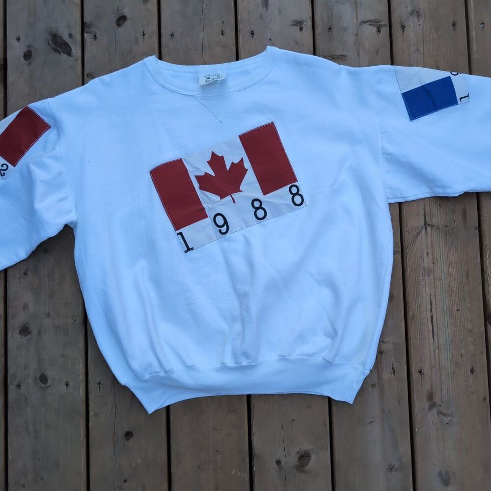 Other Vintage Bashford Sweatshirt Men White Fleece Retro Olympics Size US M / EU 48-50 / 2 - 1 Thumbnail