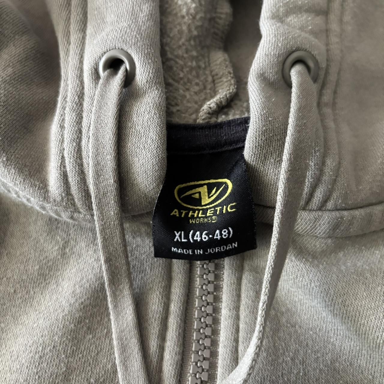 Japanese Brand Crazy Vintage Y2K/2000s Faded Sage Green Blank Essential Zip Up Hoodie! Size XL Size US XL / EU 56 / 4 - 8 Thumbnail