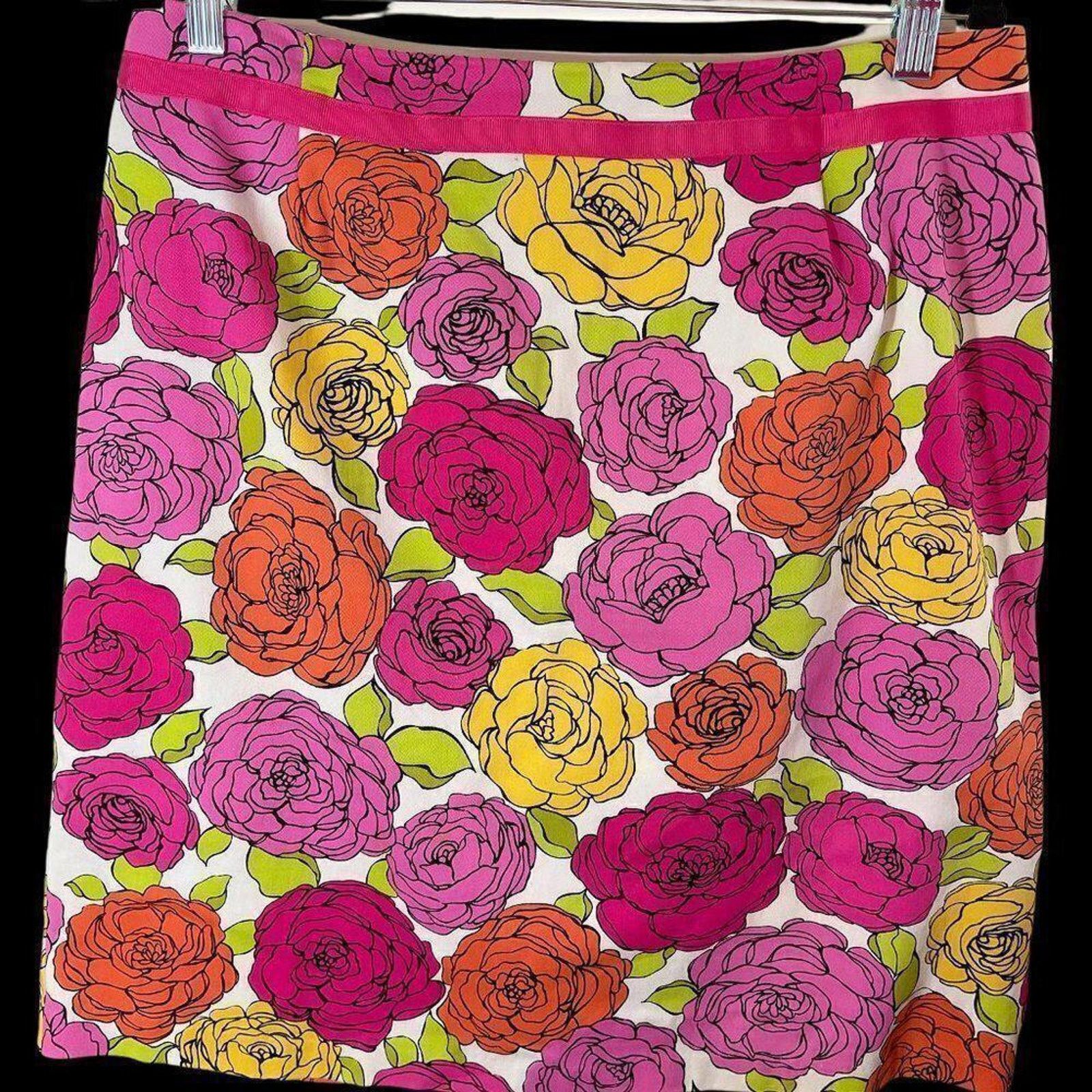 Designer Skirtology Floral Print Skirt - Stylish & Colorful Size 12 Size 34" / US 12 / IT 48 - 1 Thumbnail