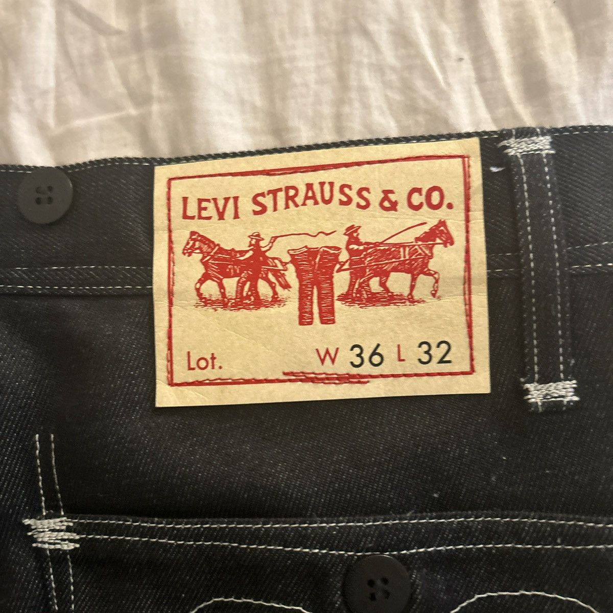 Junya Watanabe × Levi's Junya Watanabe Levis Contrast Stitch denim Size US 36 / EU 52 - 3 Thumbnail