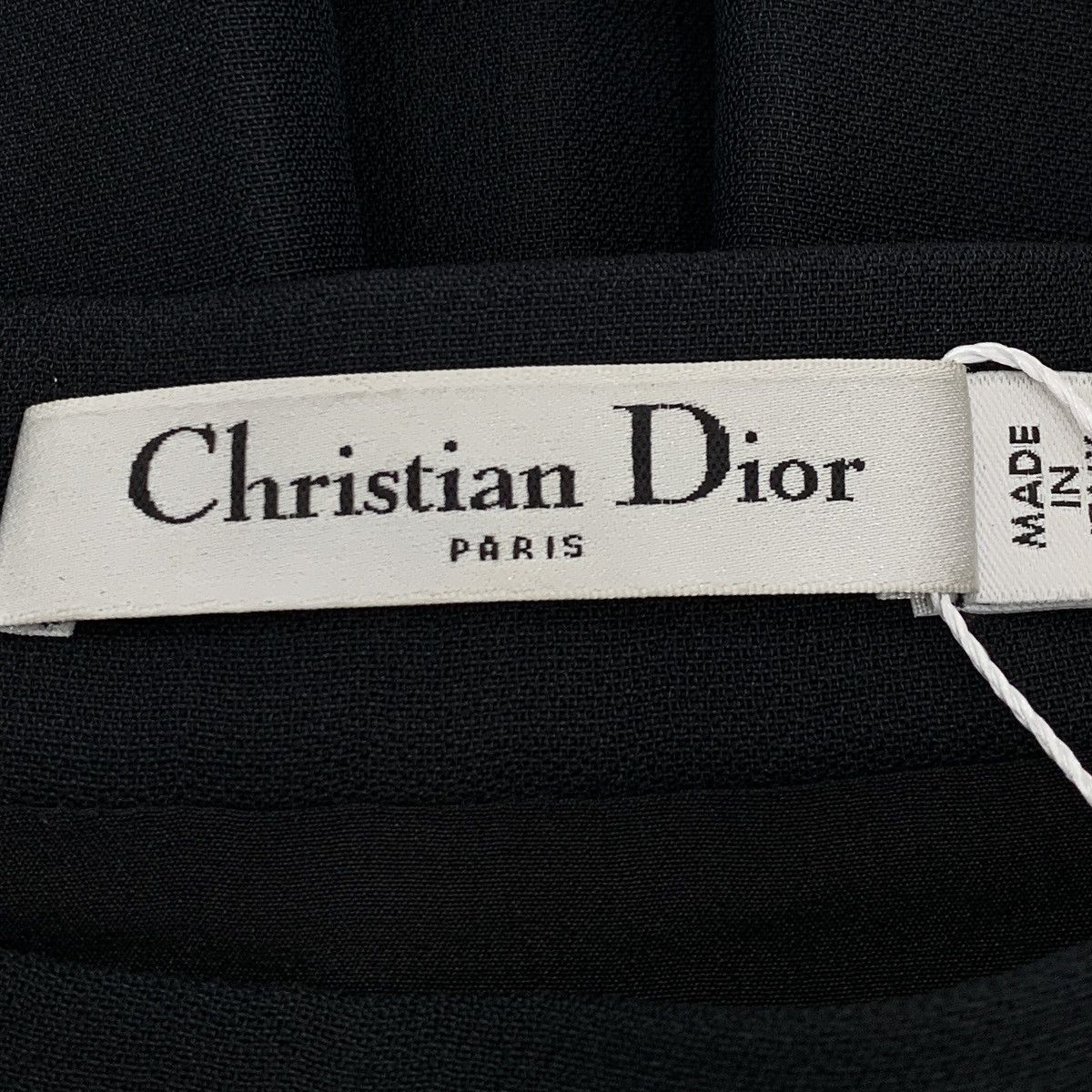 Dior Christian Dior Black Wool Casual Mini Skirt K26WX Size 26" / US 2 / IT 38 - 5 Thumbnail