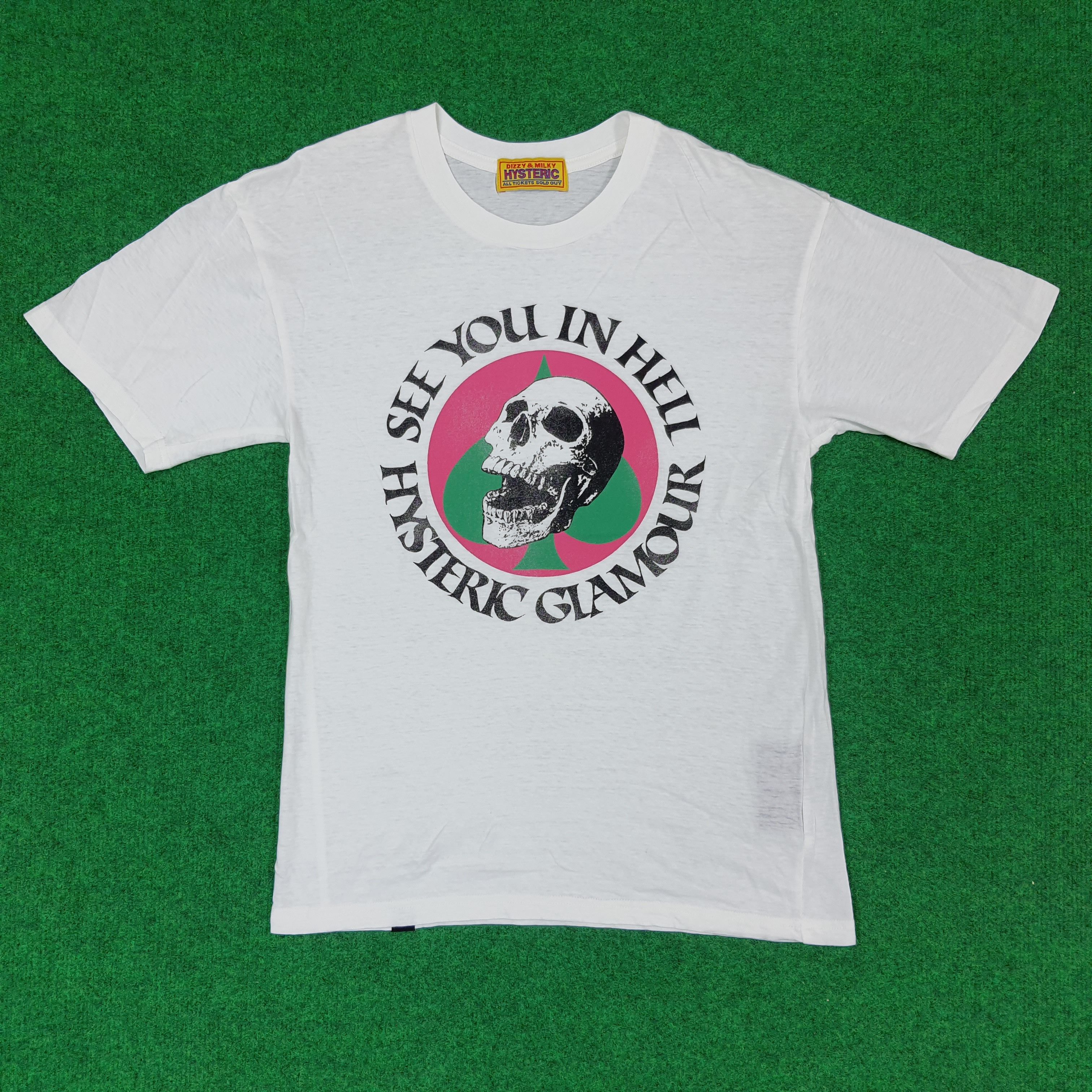 トップス hysteric glamour logo print raglan tee Hysteric Glamour Hendrix Raglan Tee – SaolMortem