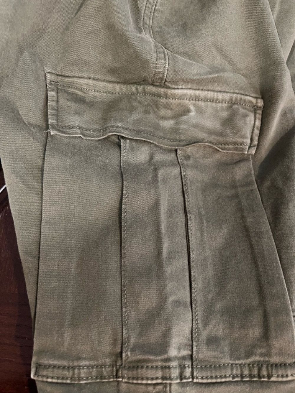 Good American Good American Uniform Cargo Pants Green Size 2 (Runs Big) F Size 26" / US 2 / IT 38 - 6 Thumbnail