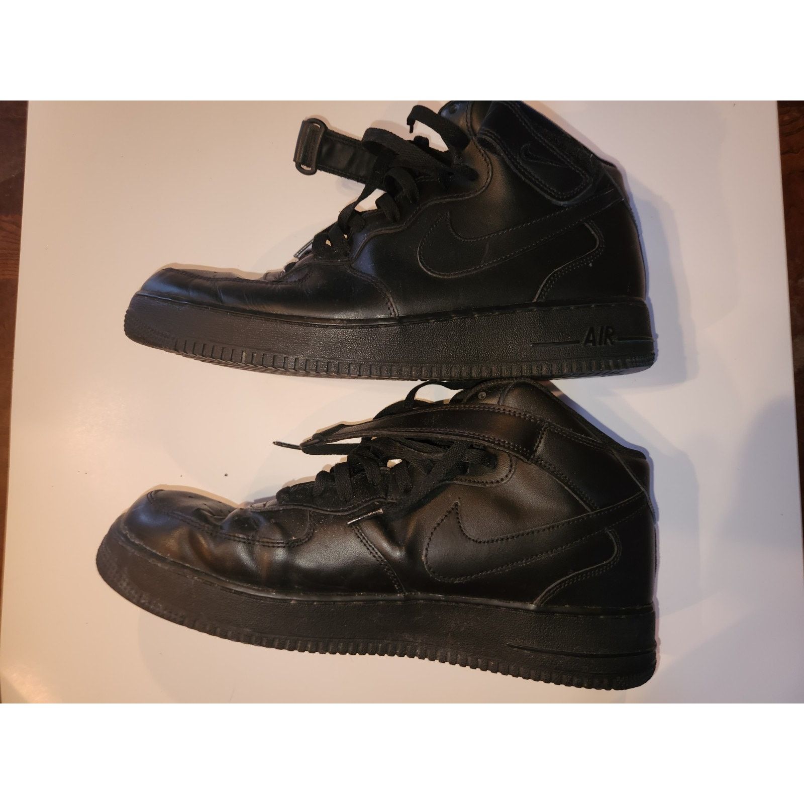 Nike Nike Air Force 1 Mid Black Size 13 Size US 13 / EU 46 - 4 Thumbnail