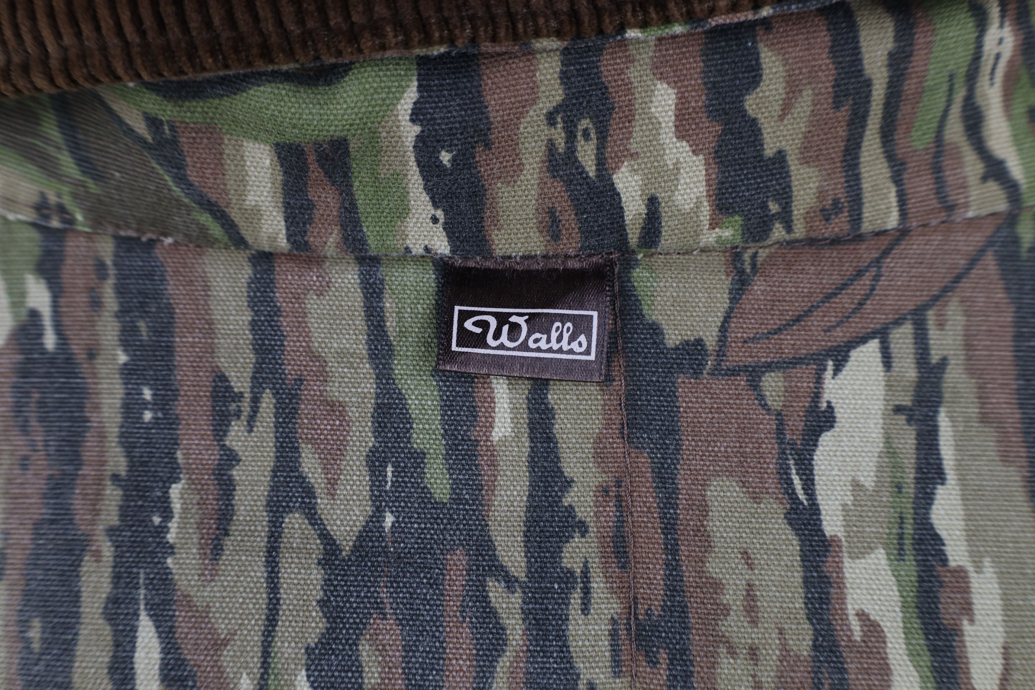 Walls Vintage 90s Walls Camouflage Quilted Chore Barn Jacket USA Size US XL / EU 56 / 4 - 15 Thumbnail