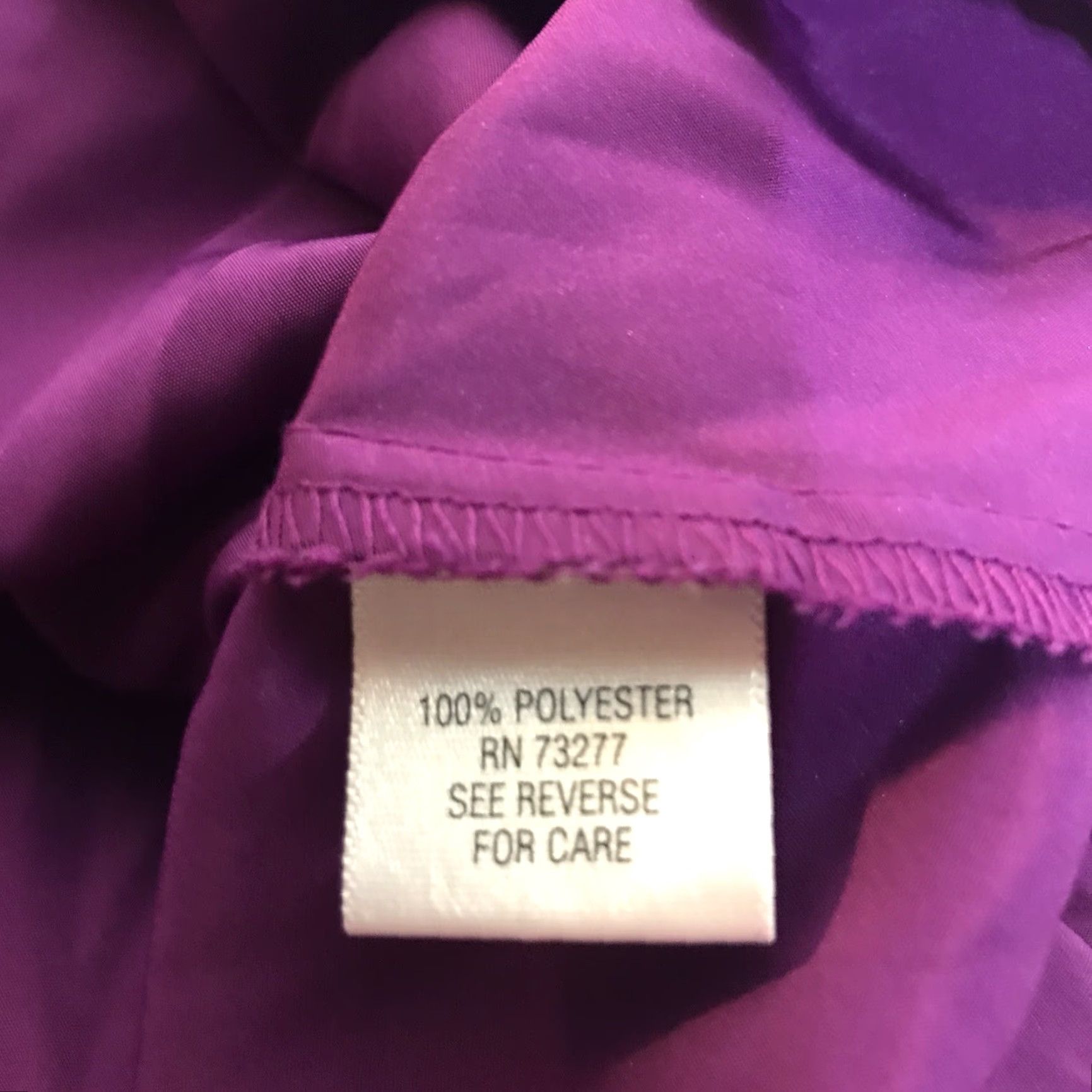 Vintage Elle Purple Ruffled Sleeveless X-Soft Racerback Tunic Top Womens Size M Size M / US 6-8 / IT 42-44 - 7 Thumbnail