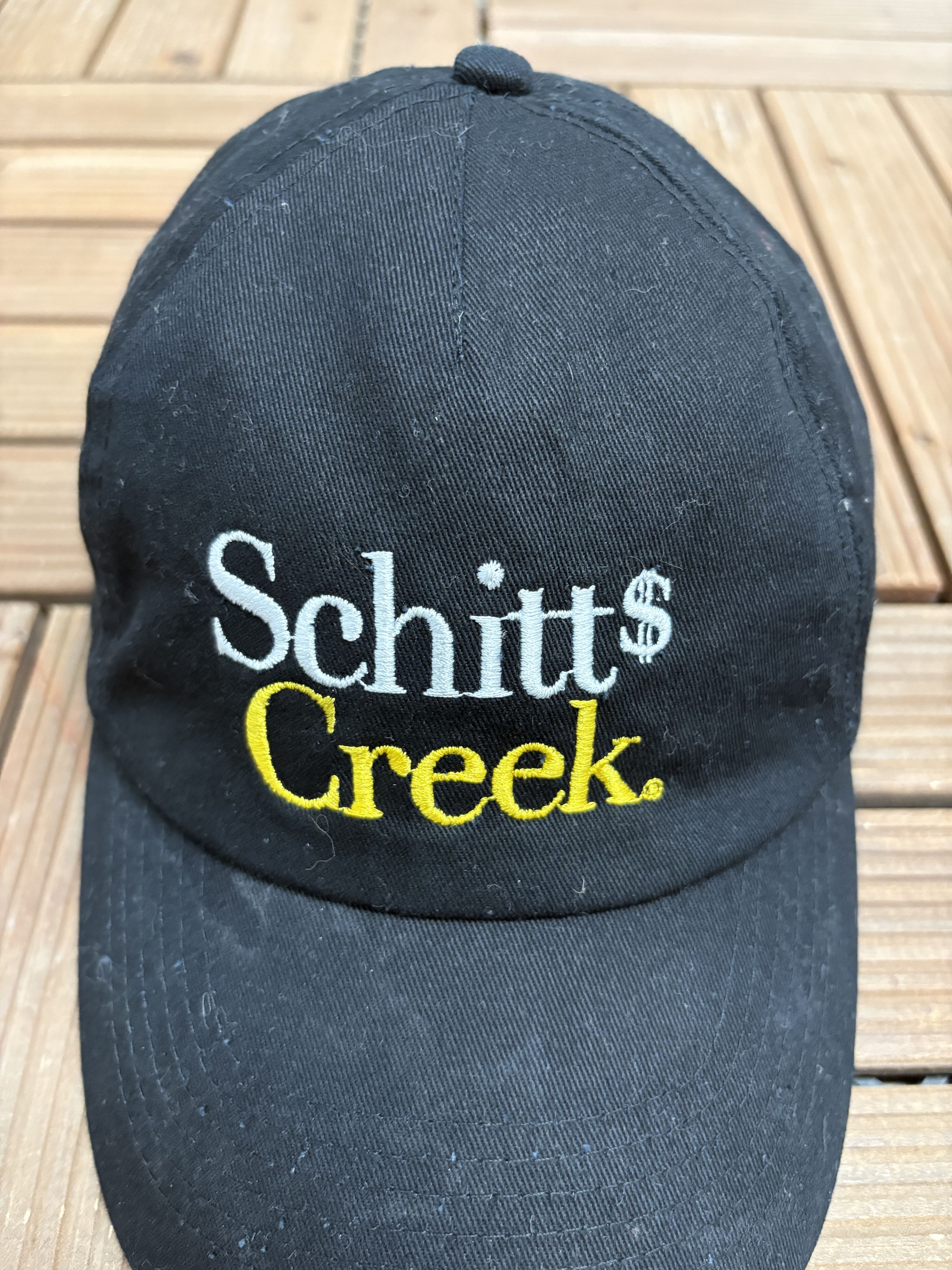 Vintage Schitt's Creek Embroidered Black Snap Back Hat Cap Size ONE SIZE - 3 Thumbnail