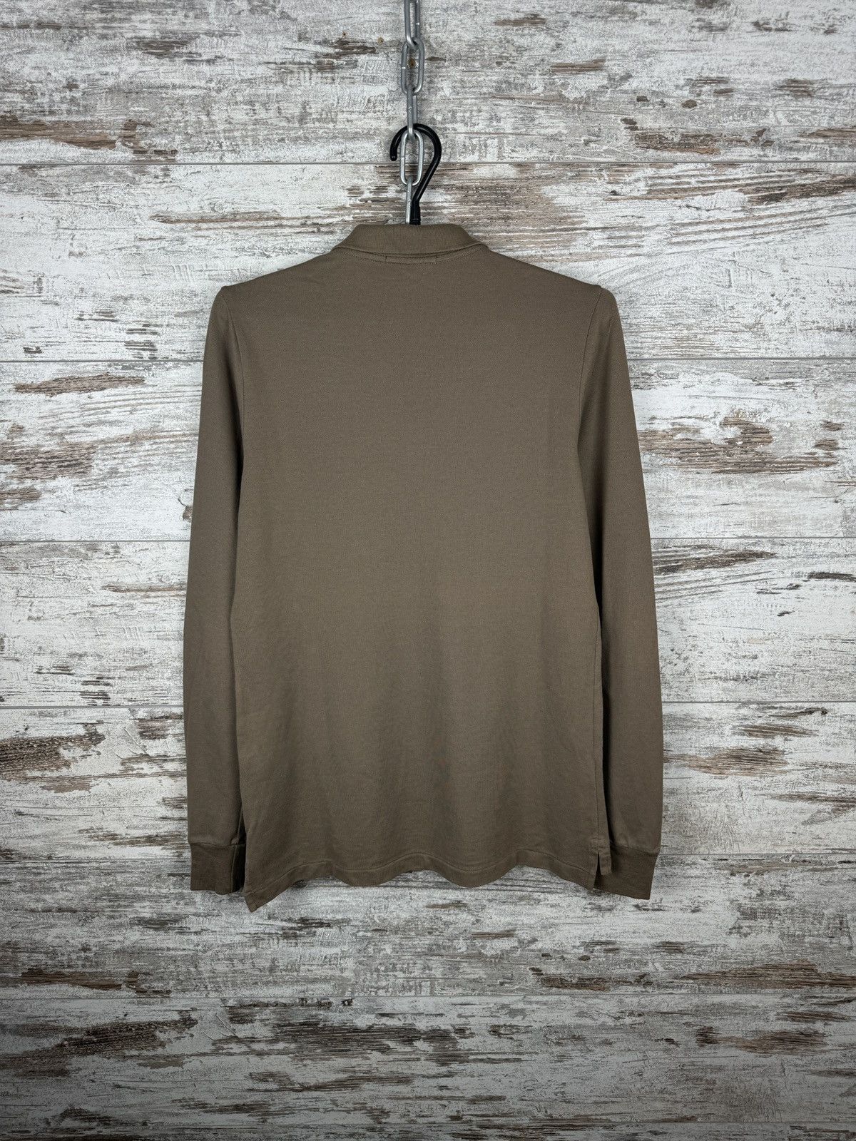 Polo Ralph Lauren × Vintage Women’s Polo Ralph Lauren brown longsleeve T-shirt polos Size L / US 10 / IT 46 - 9 Thumbnail
