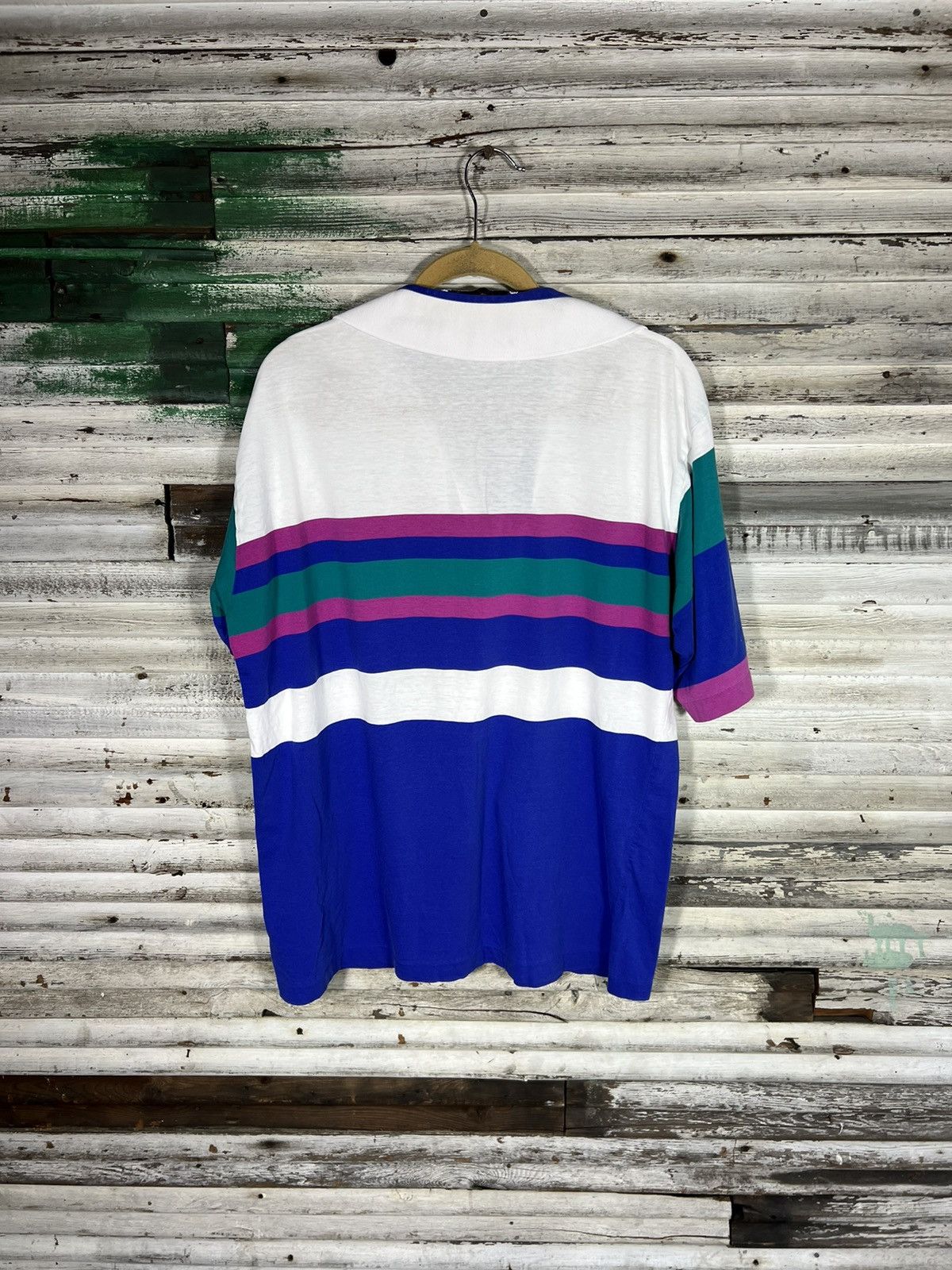Vintage Vintage Striped Polo Size US L / EU 52-54 / 3 - 2 Thumbnail