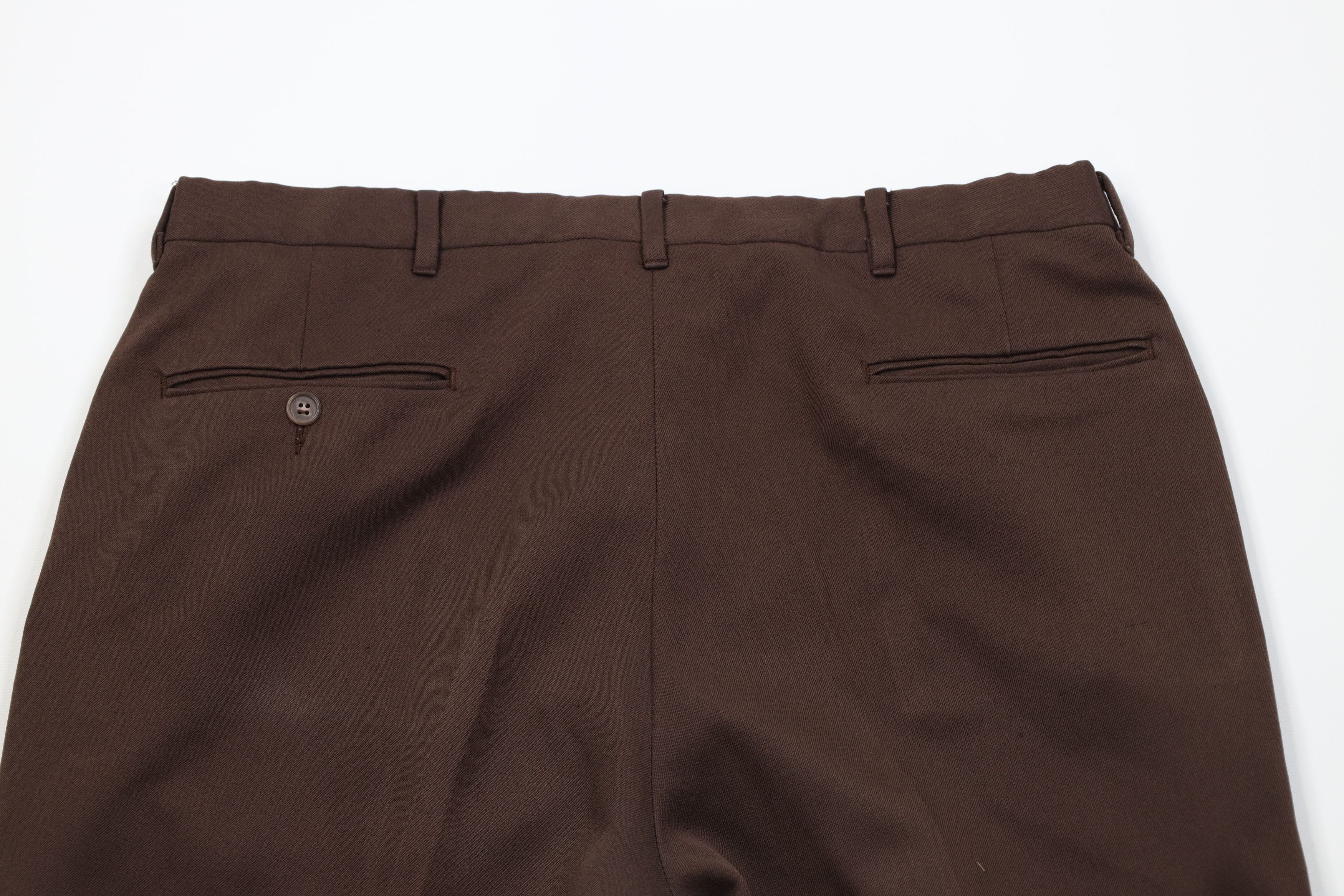 Vintage Vintage 70s Streetwear Wide Leg Bell Bottoms Pants Brown Size US 36 / EU 52 - 12 Thumbnail