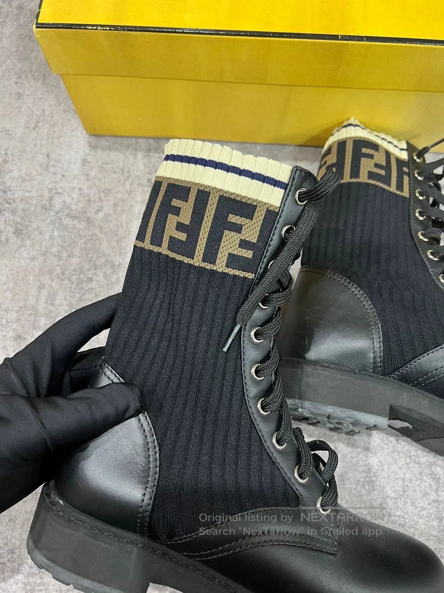 Fendi Fendi Logo Lace. Size US 6 / IT 36 - 3 Thumbnail