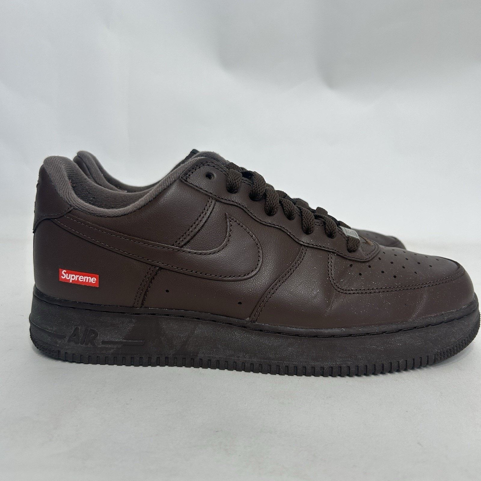 Nike Nike Air Force 1 Low x Supreme “Baroque Brown” 2023 Size US 10 / EU 43 - 4 Thumbnail