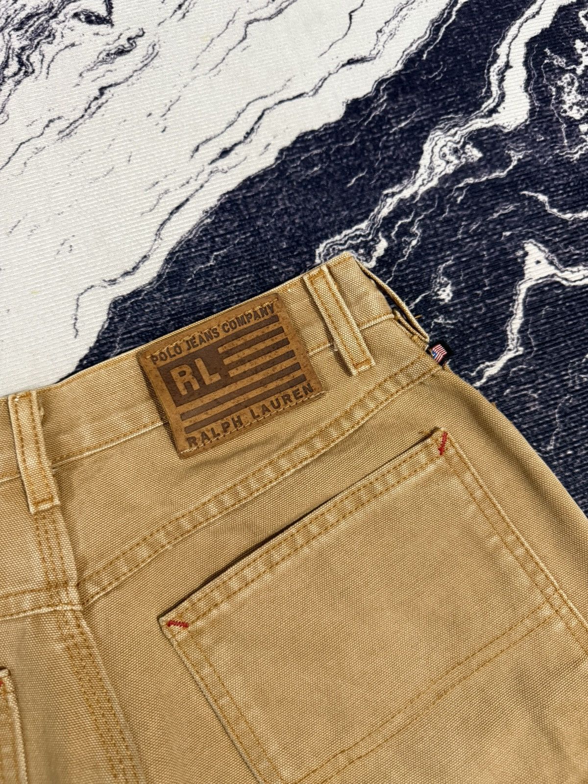 RRL Ralph Lauren Polo jeans ralph lauren carpenter double knee pants Size US 29 - 3 Thumbnail