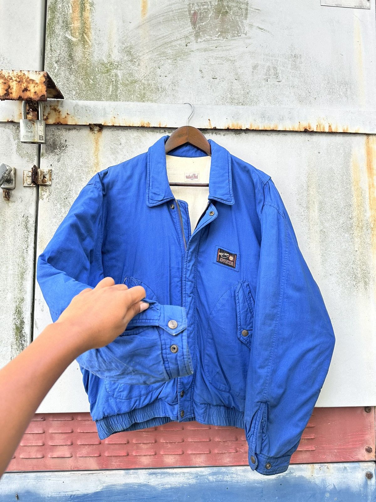 Vintage 👹Vintage MACHope Mind Bomber Jacket Size US M / EU 48-50 / 2 - 6 Thumbnail