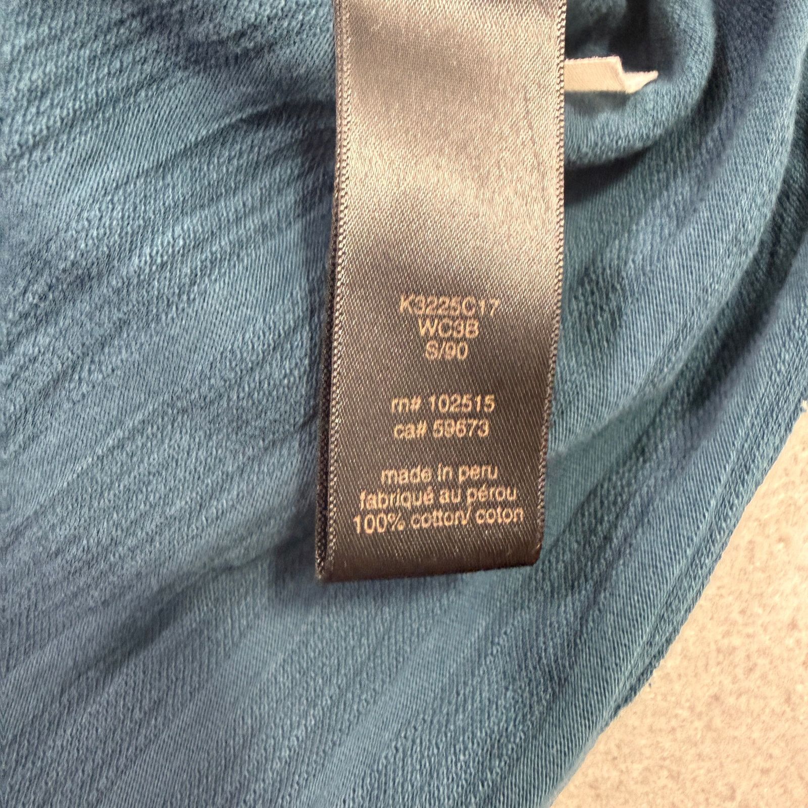 John Varvatos John Varvatos Striped Short Sleeve Polo Shirt Medium Blue Size US M / EU 48-50 / 2 - 5 Thumbnail