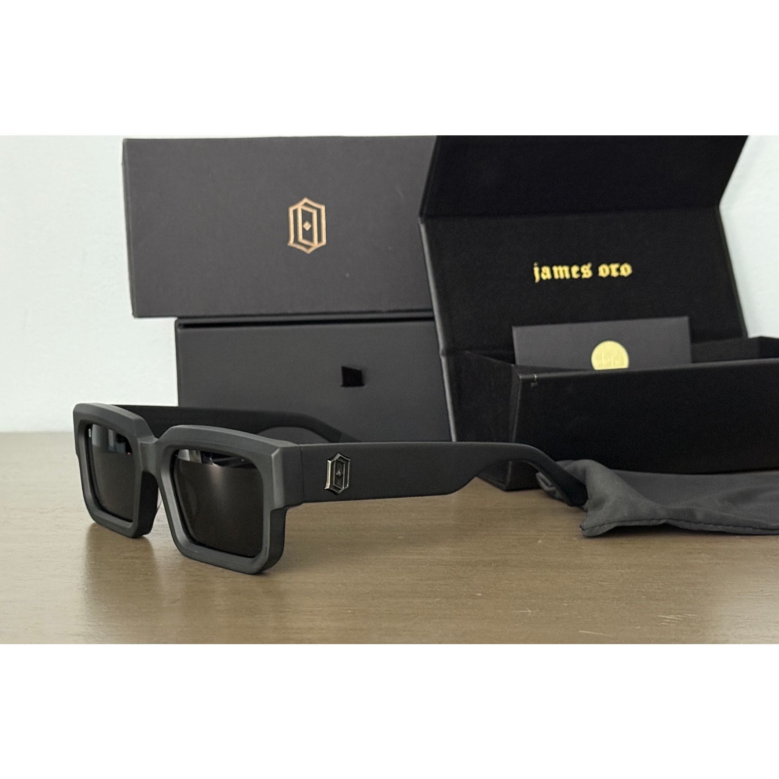 Oro Los Angeles James Oro Icon II Sunglasses Titan Black | Polarized Eyewear Size ONE SIZE - 4 Thumbnail