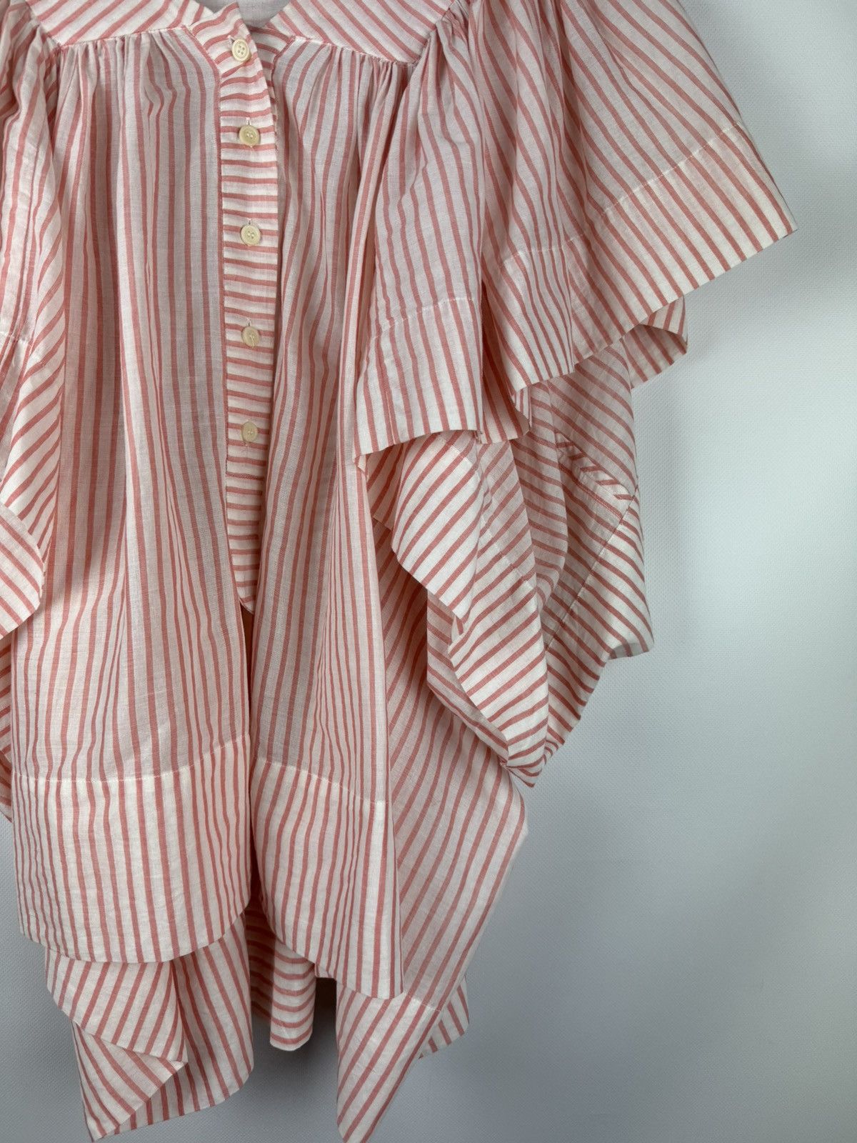 Bernhard Willhelm Bernhard Willhelm Striped Avant-Garde Button Up Shirt Tunic Size ONE SIZE - 5 Thumbnail