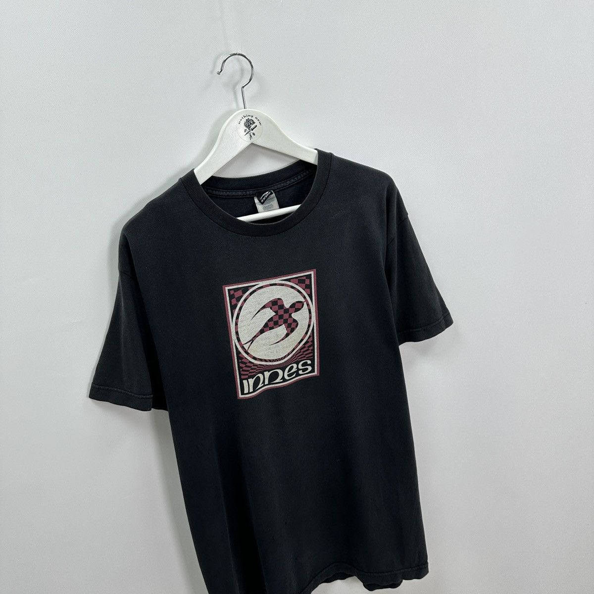 Vintage Vintage 90s Innes Skateboarding Checkered tee distressed y2k Size US L / EU 52-54 / 3 - 3 Thumbnail