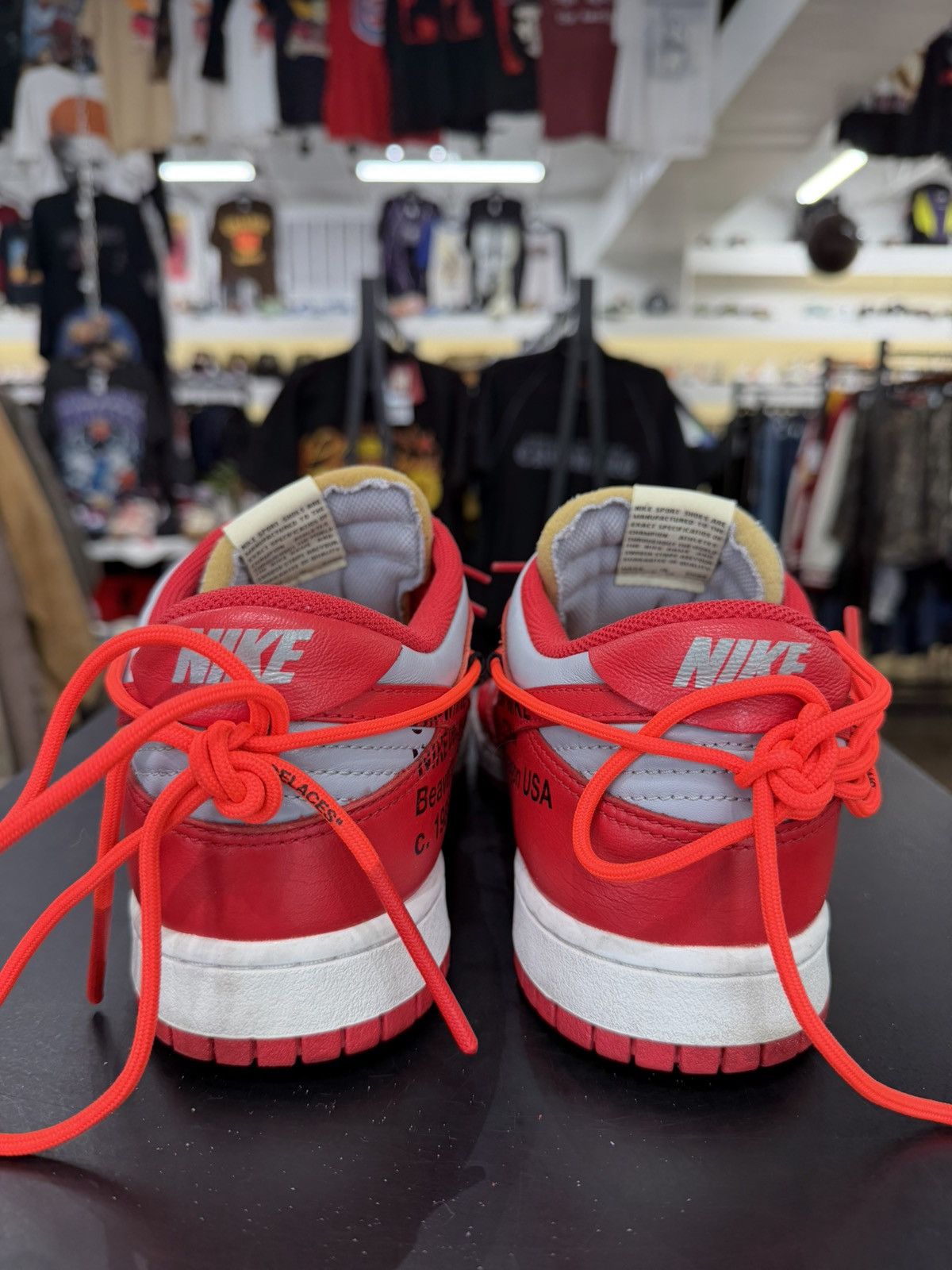 Nike × Off-White Nike Dunk Low Off-White University Red Size 11 (2019) Size US 11 / EU 44 - 5 Thumbnail