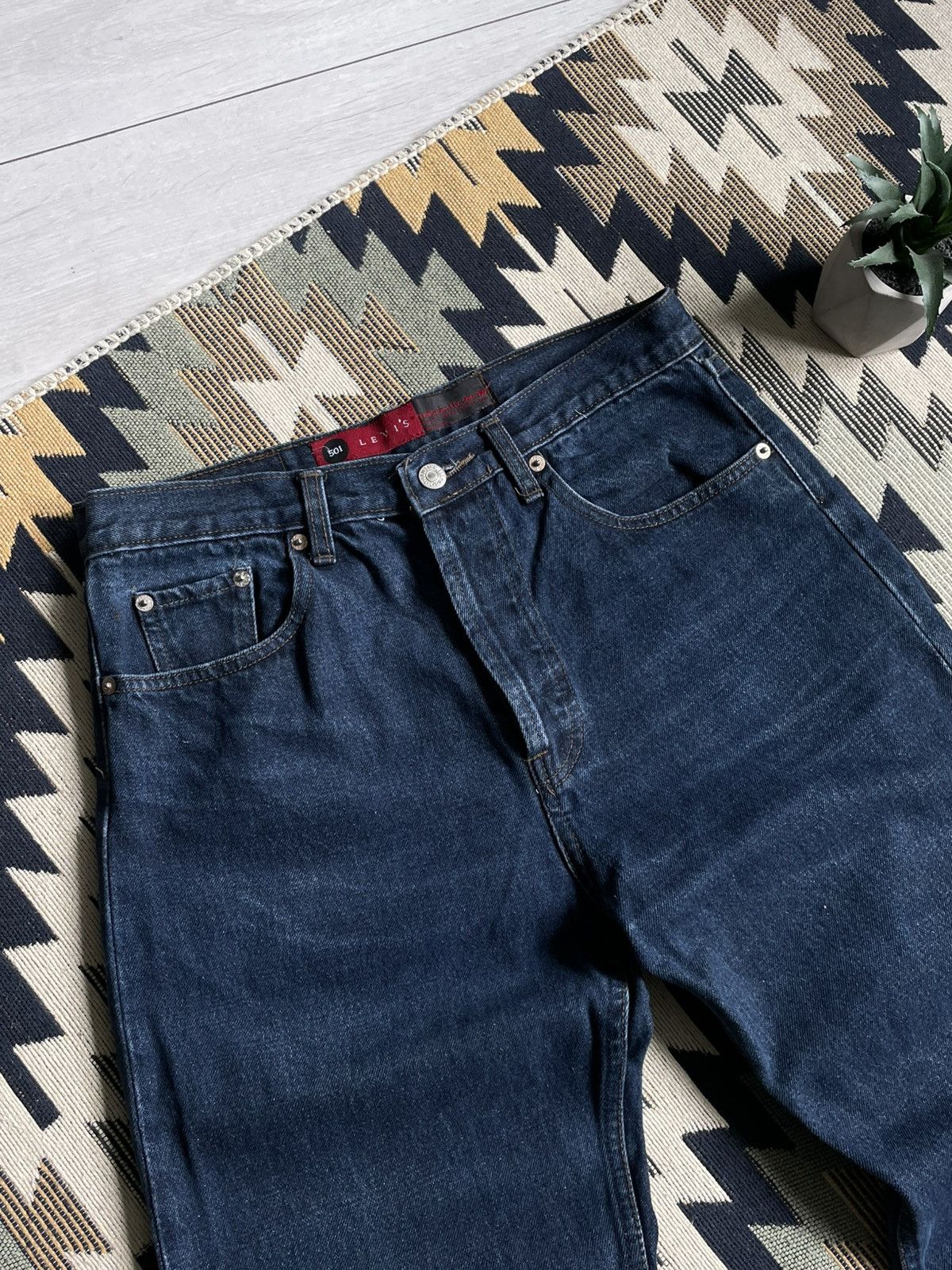 Levi's × Vintage Vintage Levi’s 501 made in USA Denim Jeans Size US 34 / EU 50 - 8 Thumbnail