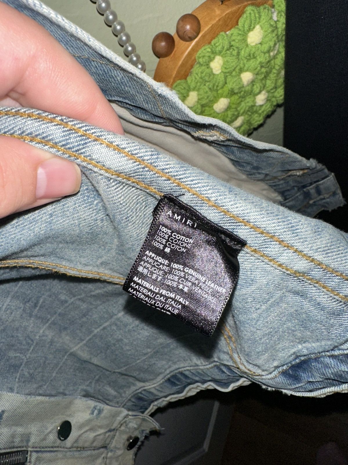 Amiri AMIRI JEAN JACKET Size US XL / EU 56 / 4 - 6 Thumbnail